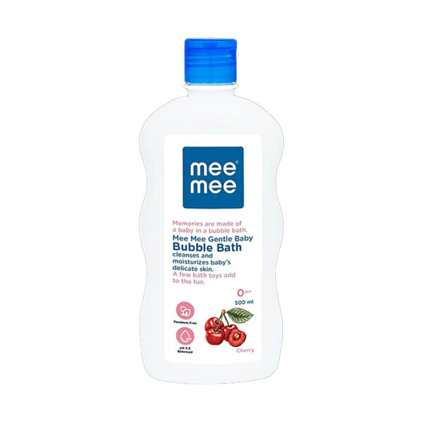 Mee Mee Gentle Baby Bubble Bath - White, 500 ml