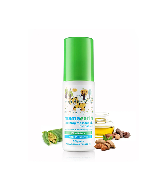 122-1 Mamaearth Baby mamaearth Soothing Massage Oil For Babies - 100 ml - Image 1