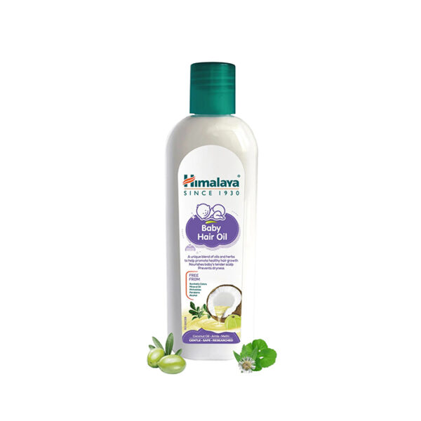 Himalaya Baby Hair Oil - Nourishes Scalp & Hair - Himalaya Wellness (India)