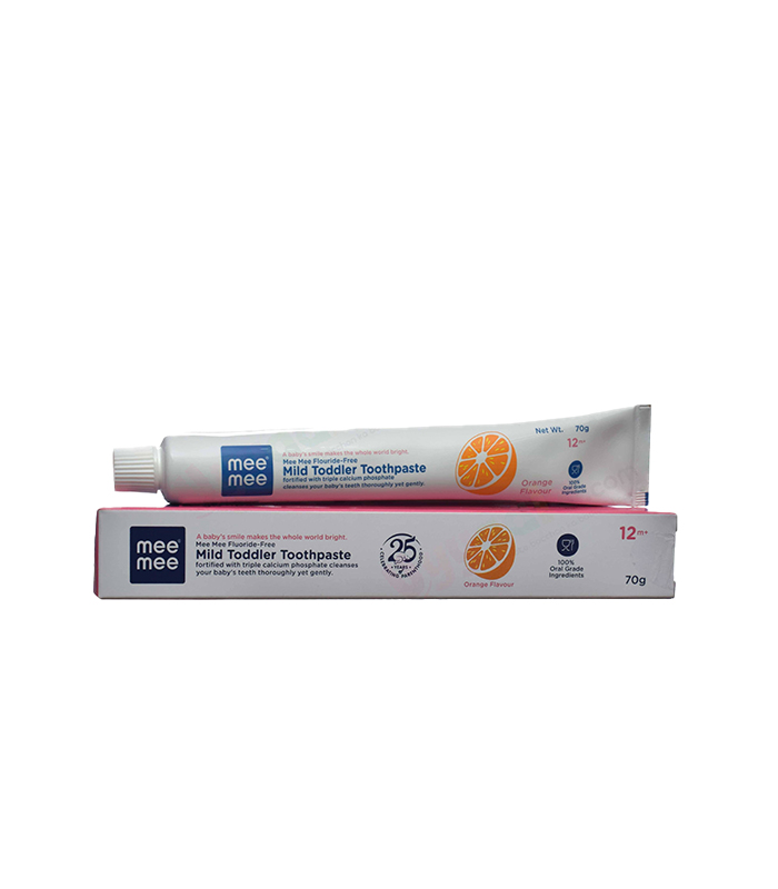 18_mee-mee_toothpaste-1 Mee Mee Mild Toddler Toothpaste Berry Flavor – Fluoride-Free, 70g (Pack of 2) - Image 1