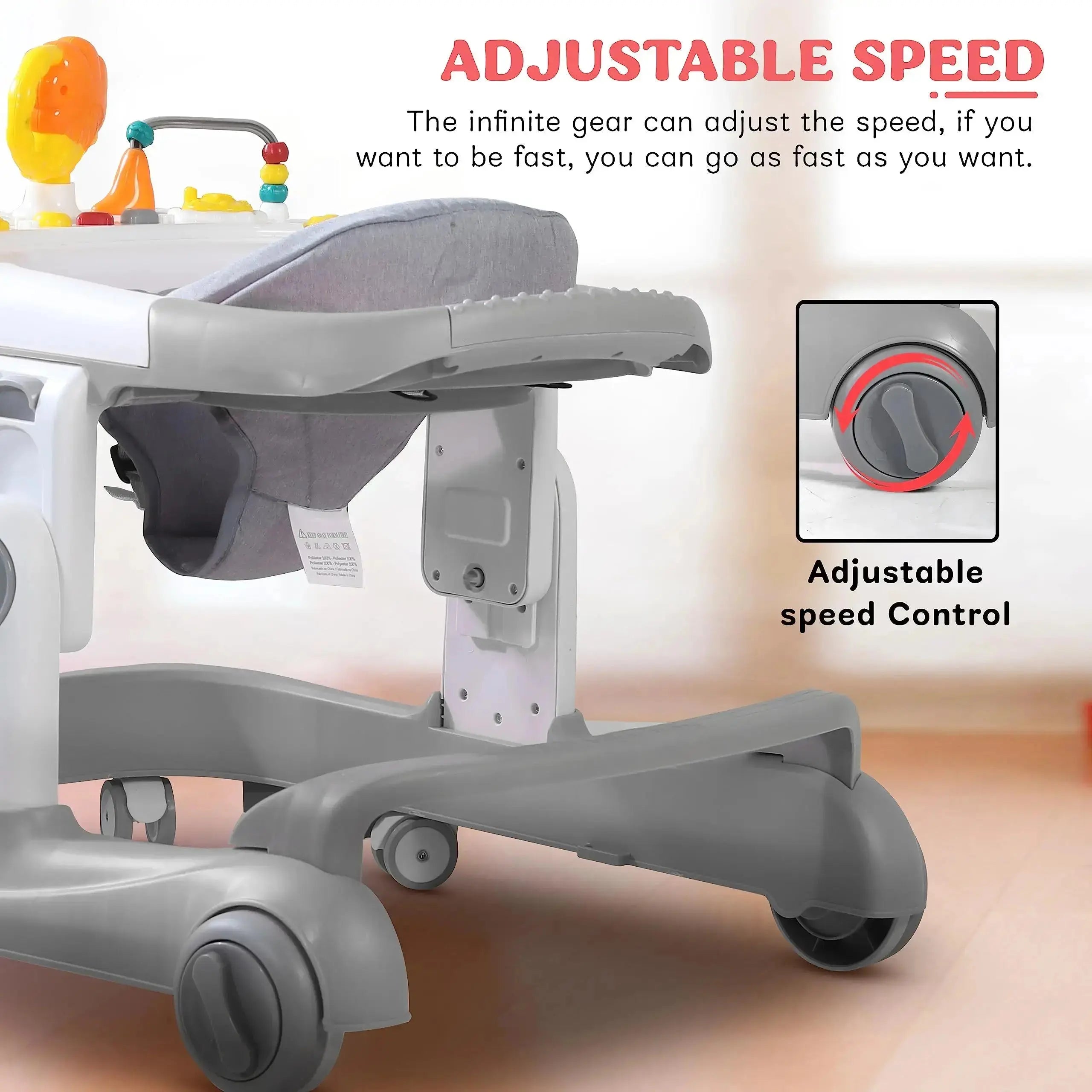 Baybee Astro Walker With 3 Adjustable Height and Musical Toy - Image 5