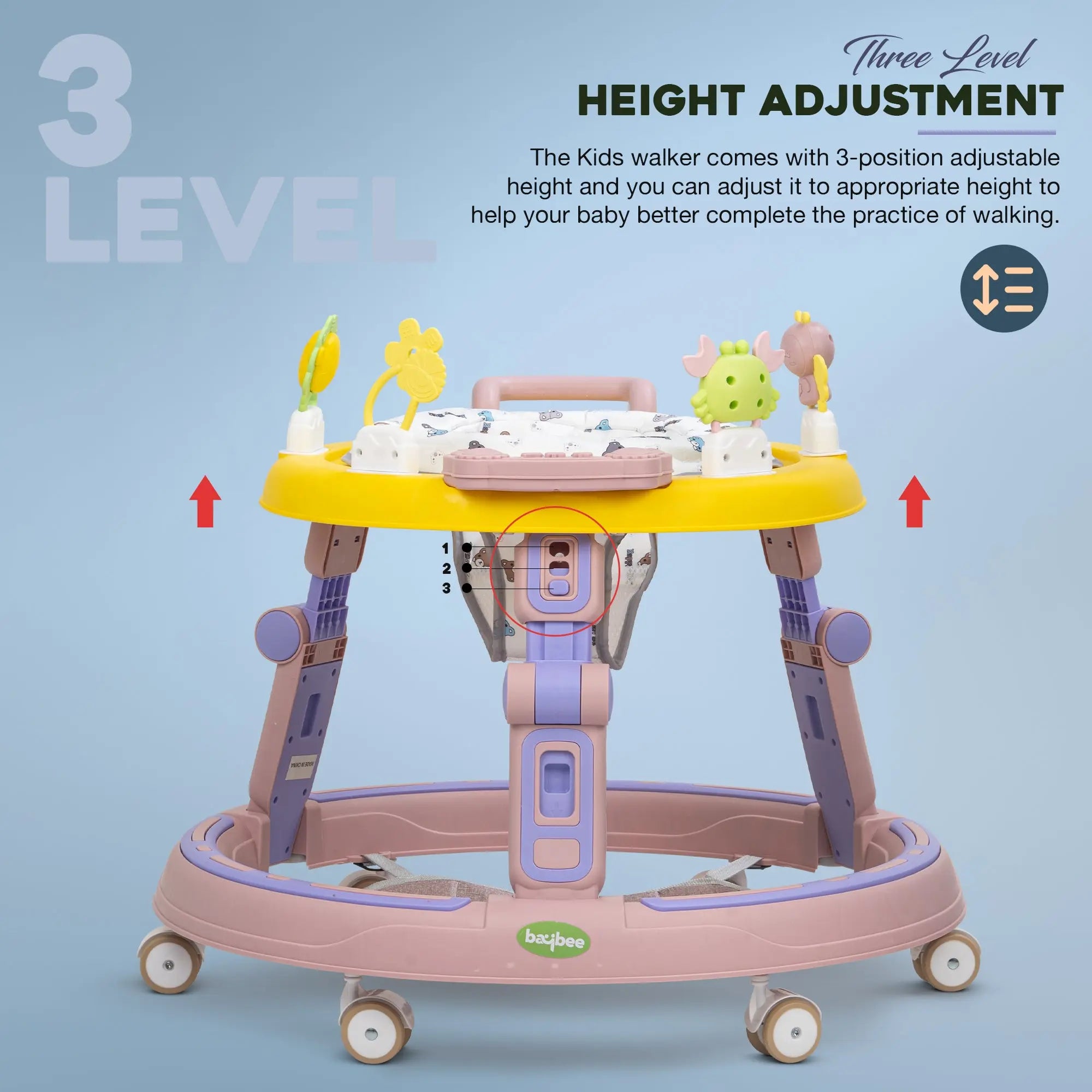 Baybee Whizz Baby Walker Portable Kids Walker - Image 6