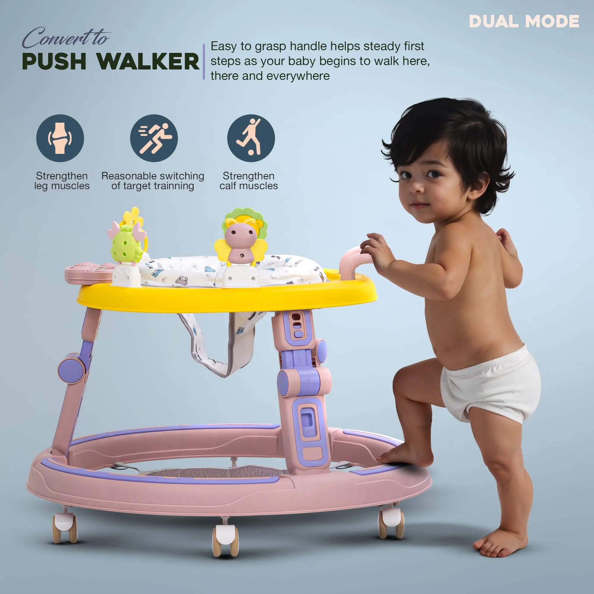 Baybee Whizz Baby Walker Portable Kids Walker - Image 7