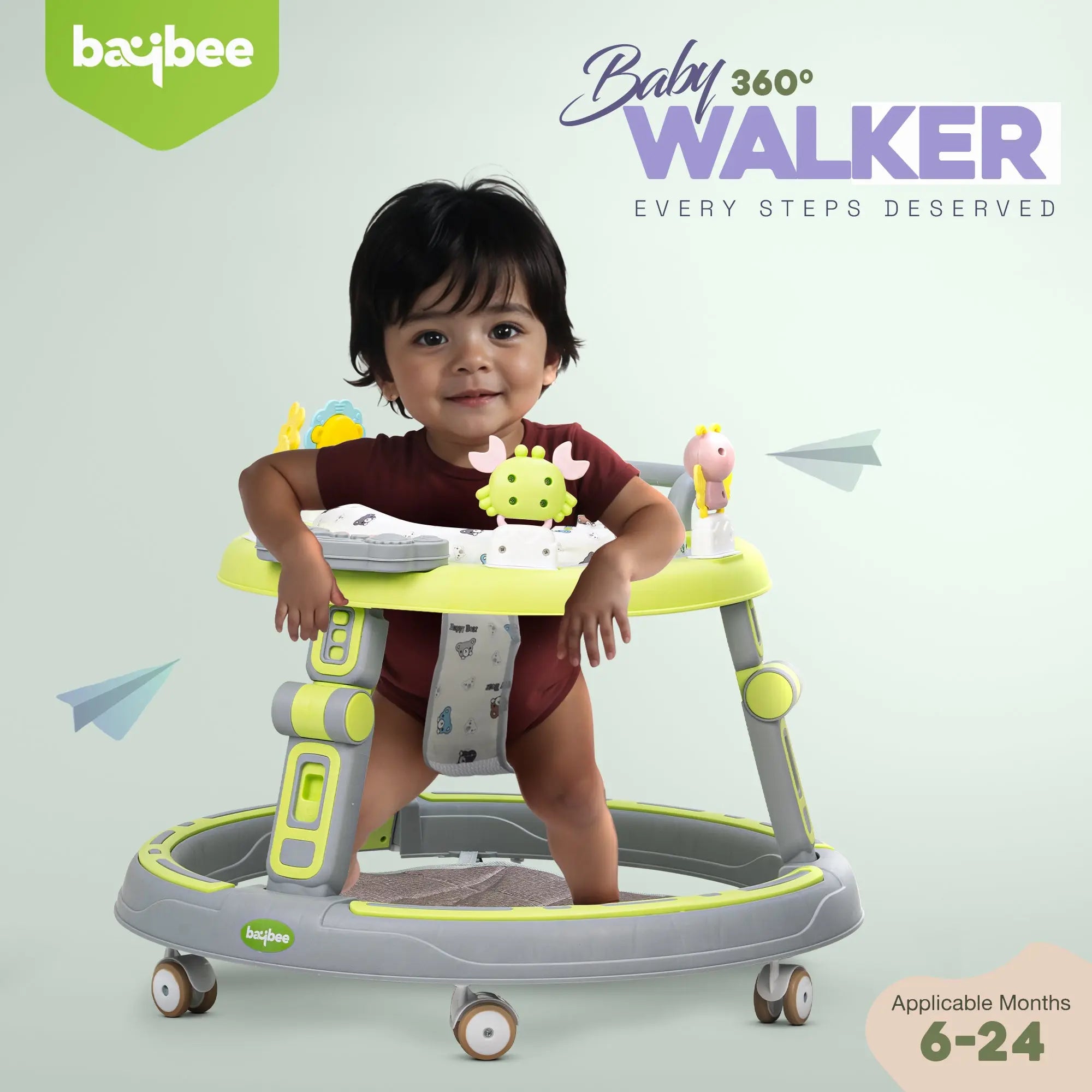 Baybee Whizz Baby Walker Portable Kids Walker - Image 13