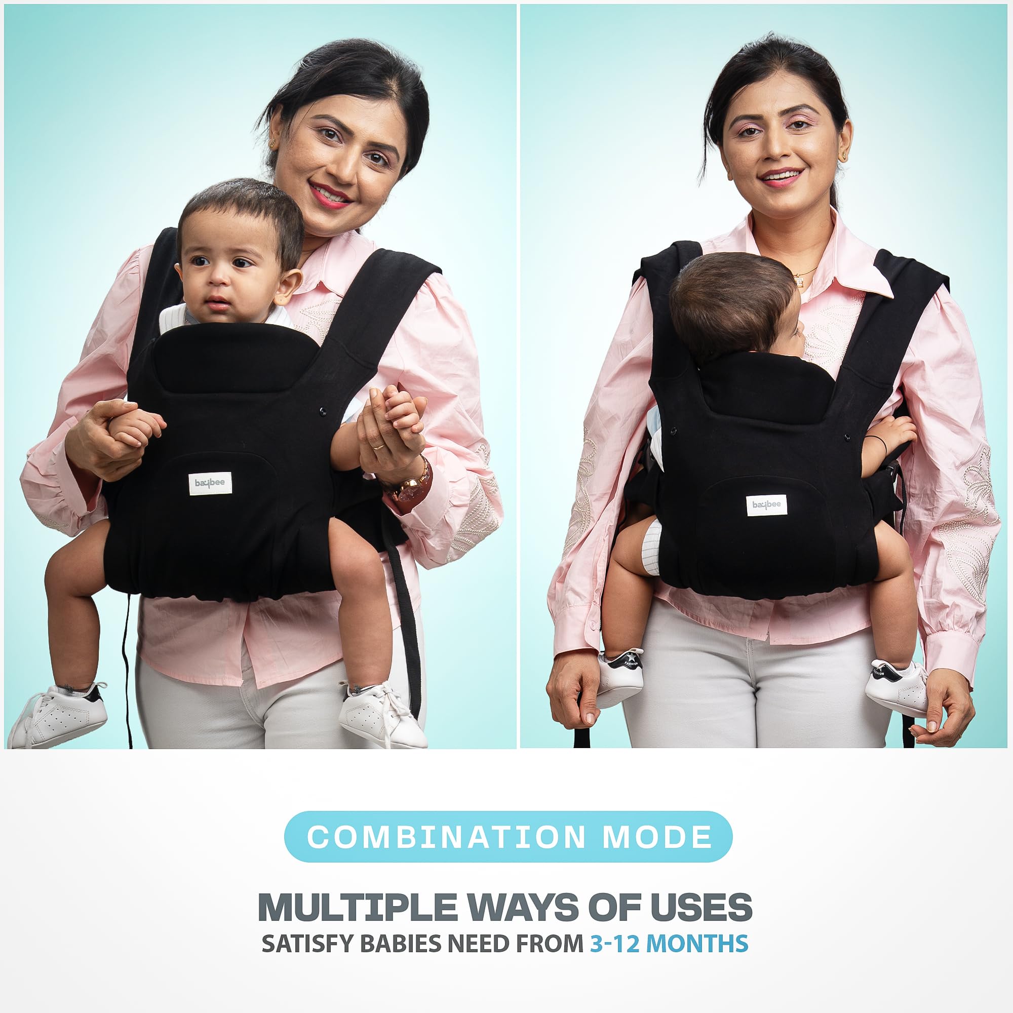 Baybee CozyNest Hip Seat Baby Carrier for New born Baby Carry Bags - Image 14