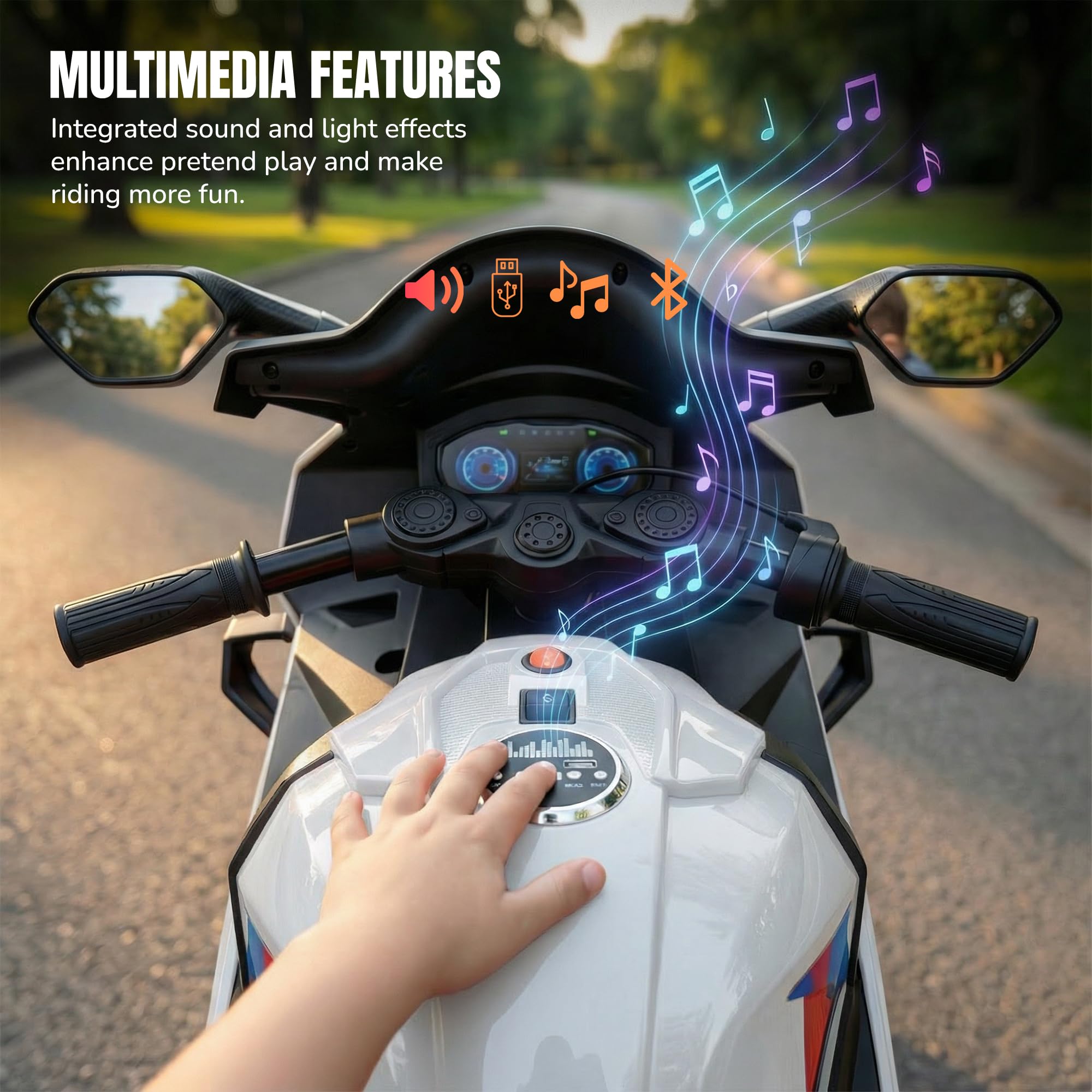 Baybee BTR Baby Battery Operated Bike for Kids - Image 6