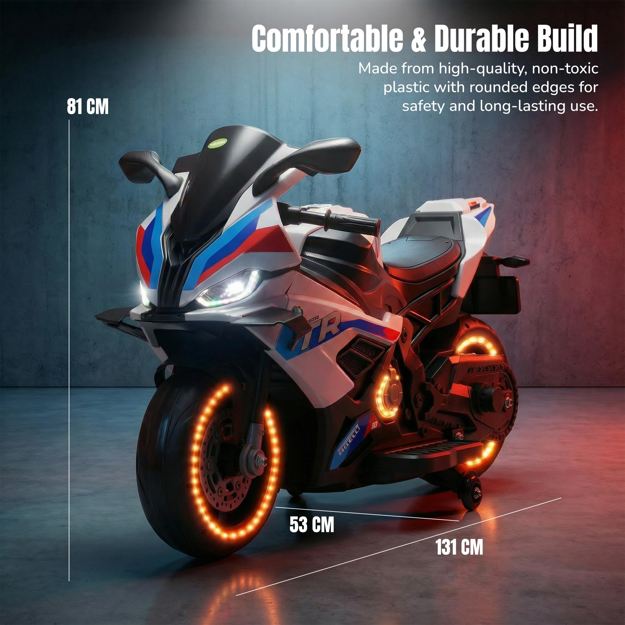 Baybee BTR Baby Battery Operated Bike for Kids - Image 8