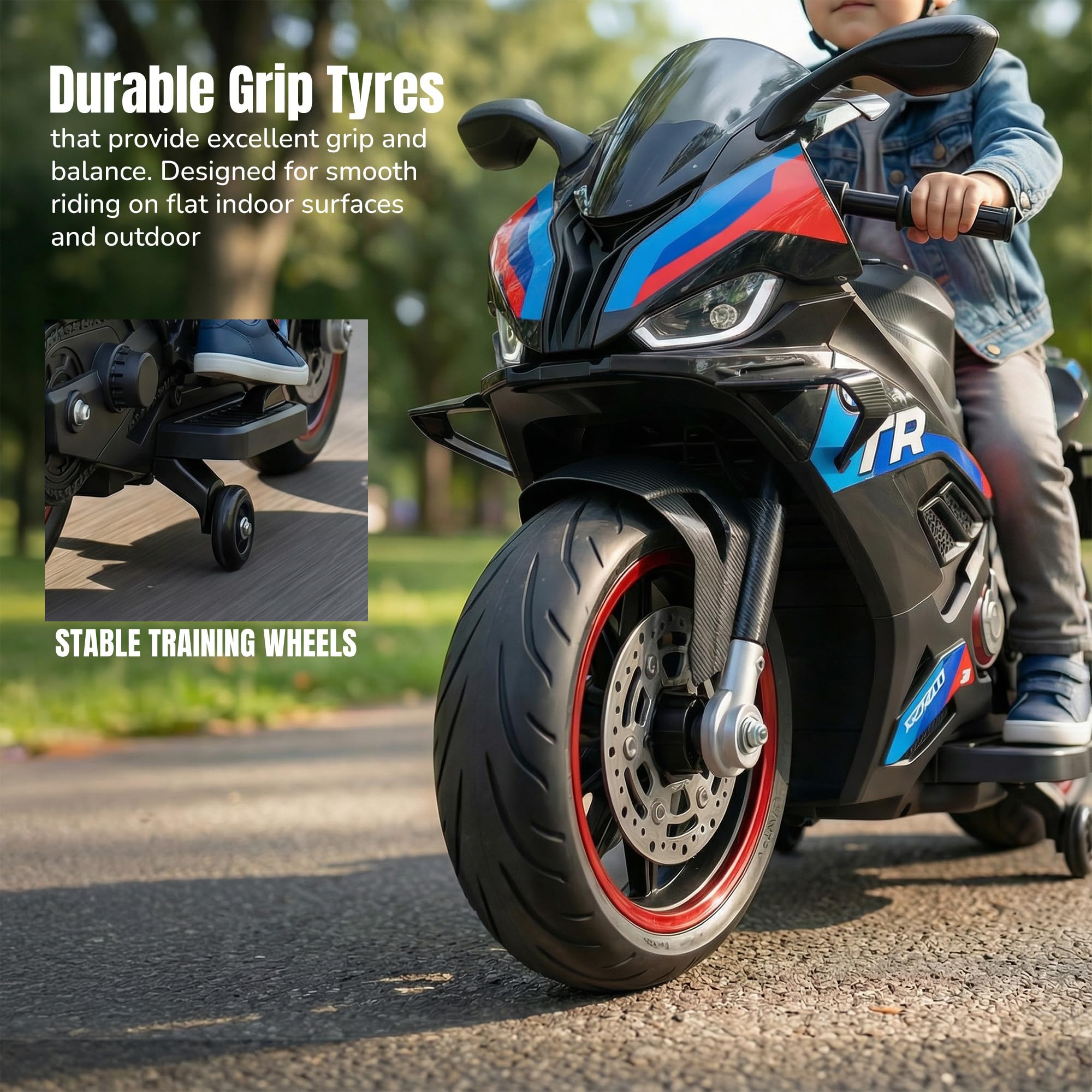 Baybee BTR Baby Battery Operated Bike for Kids - Image 29