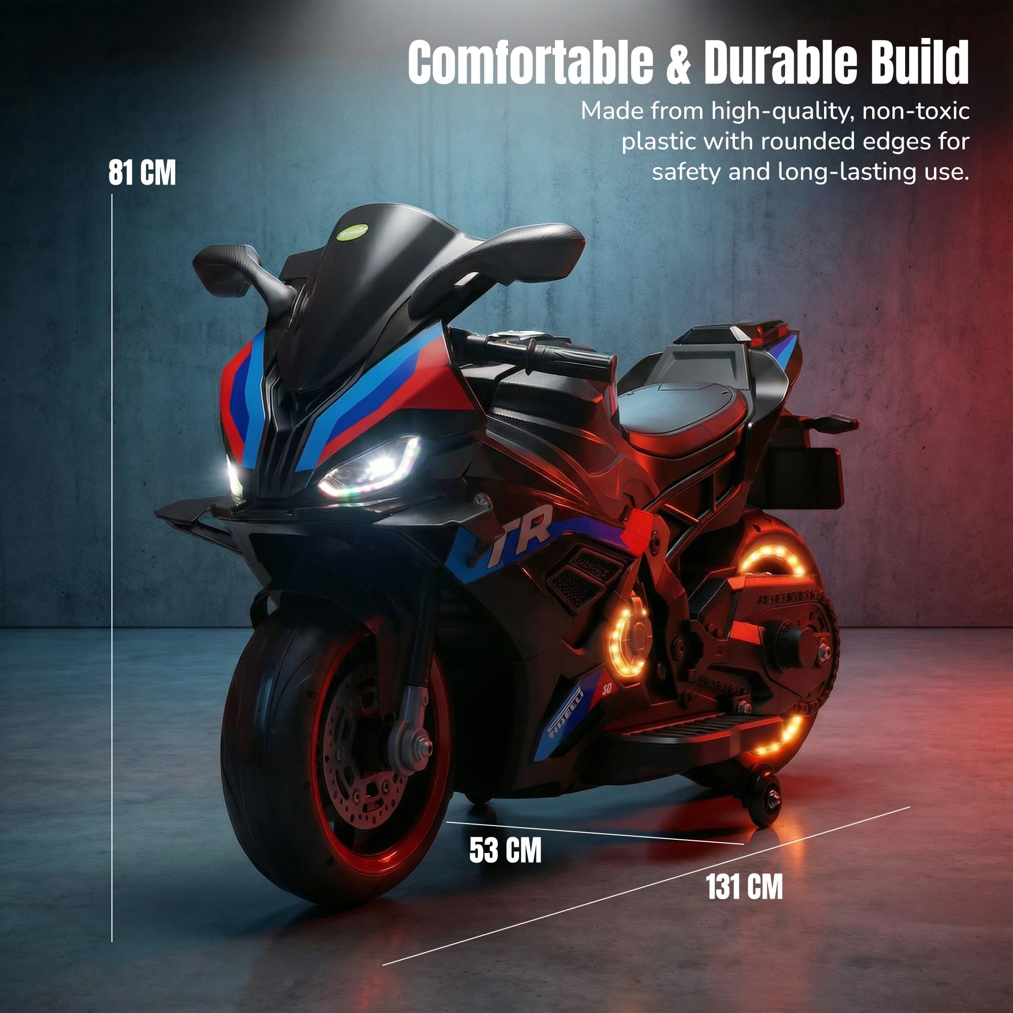 Baybee BTR Baby Battery Operated Bike for Kids - Image 32