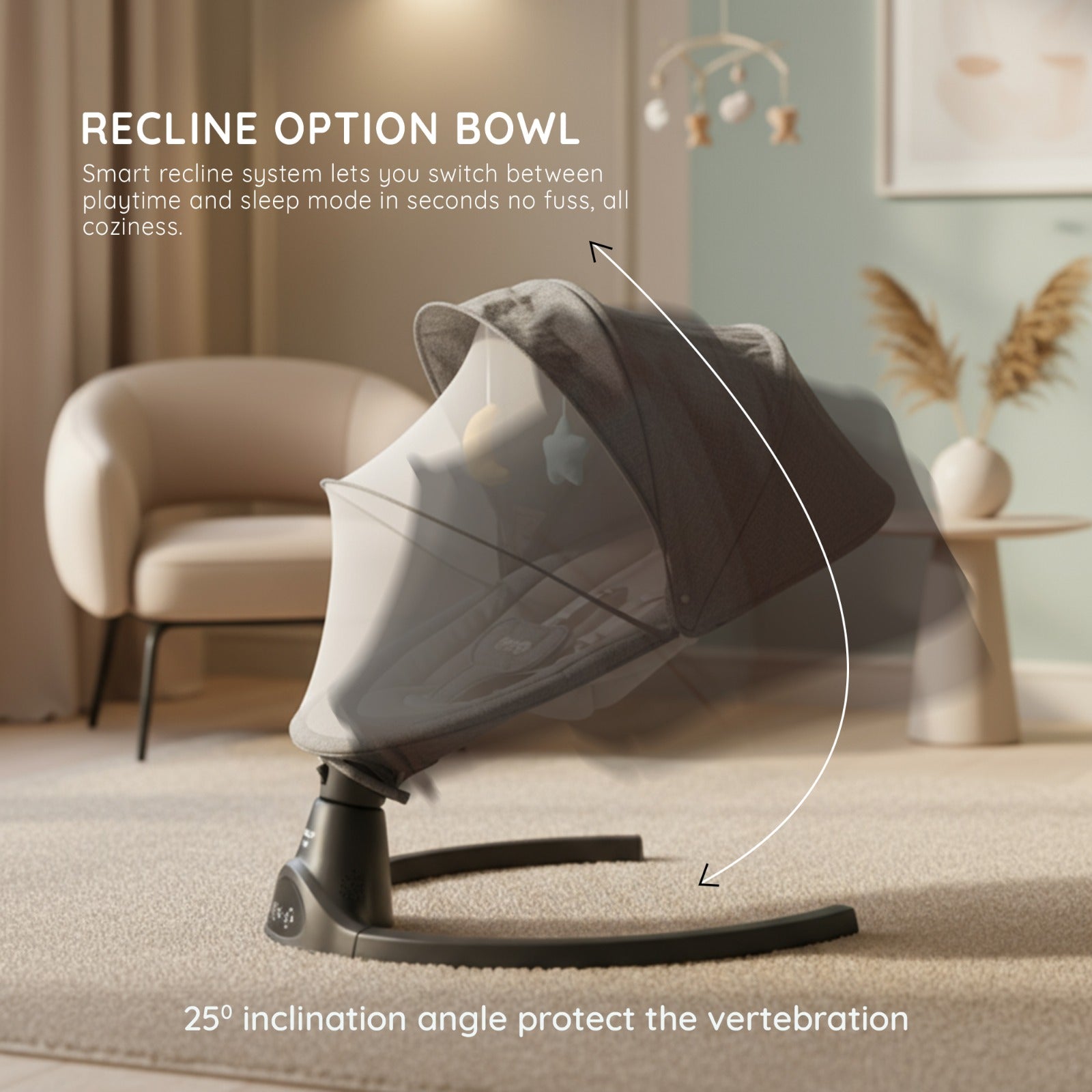 Baybee Automatic Electric Baby Swing Cradle - Image 6