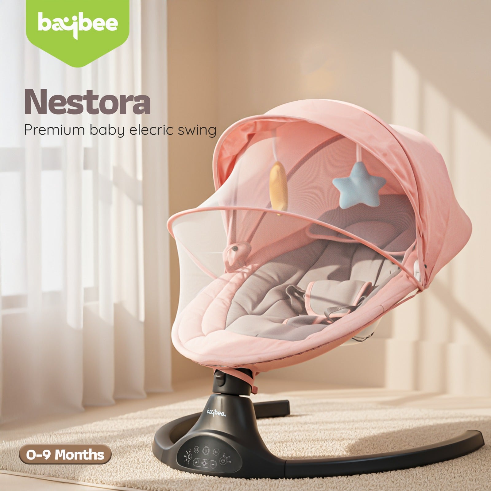Baybee Automatic Electric Baby Swing Cradle - Image 10
