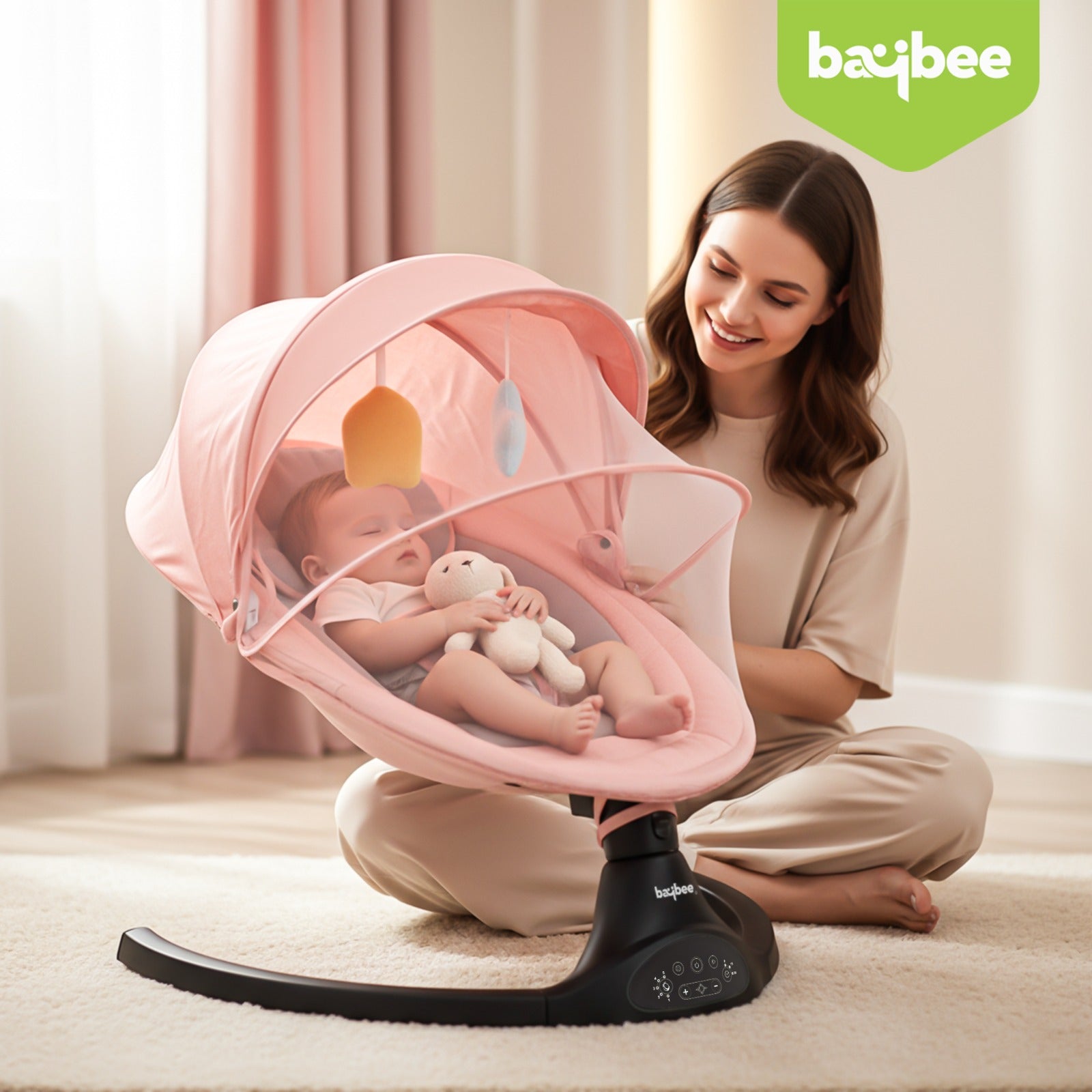 Baybee Automatic Electric Baby Swing Cradle - Image 11