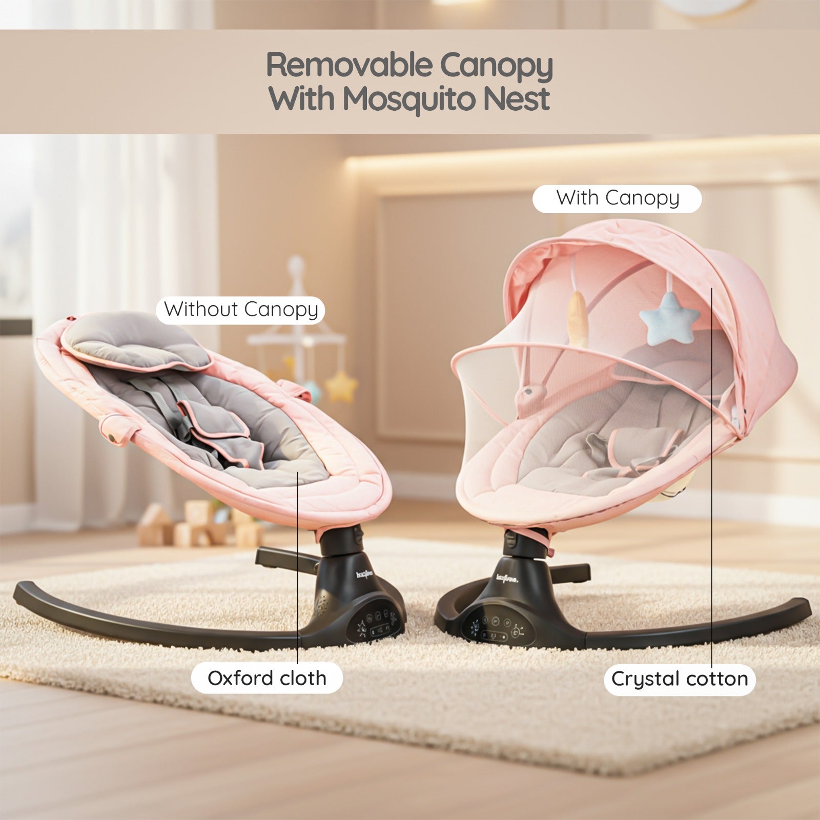 Baybee Automatic Electric Baby Swing Cradle - Image 12