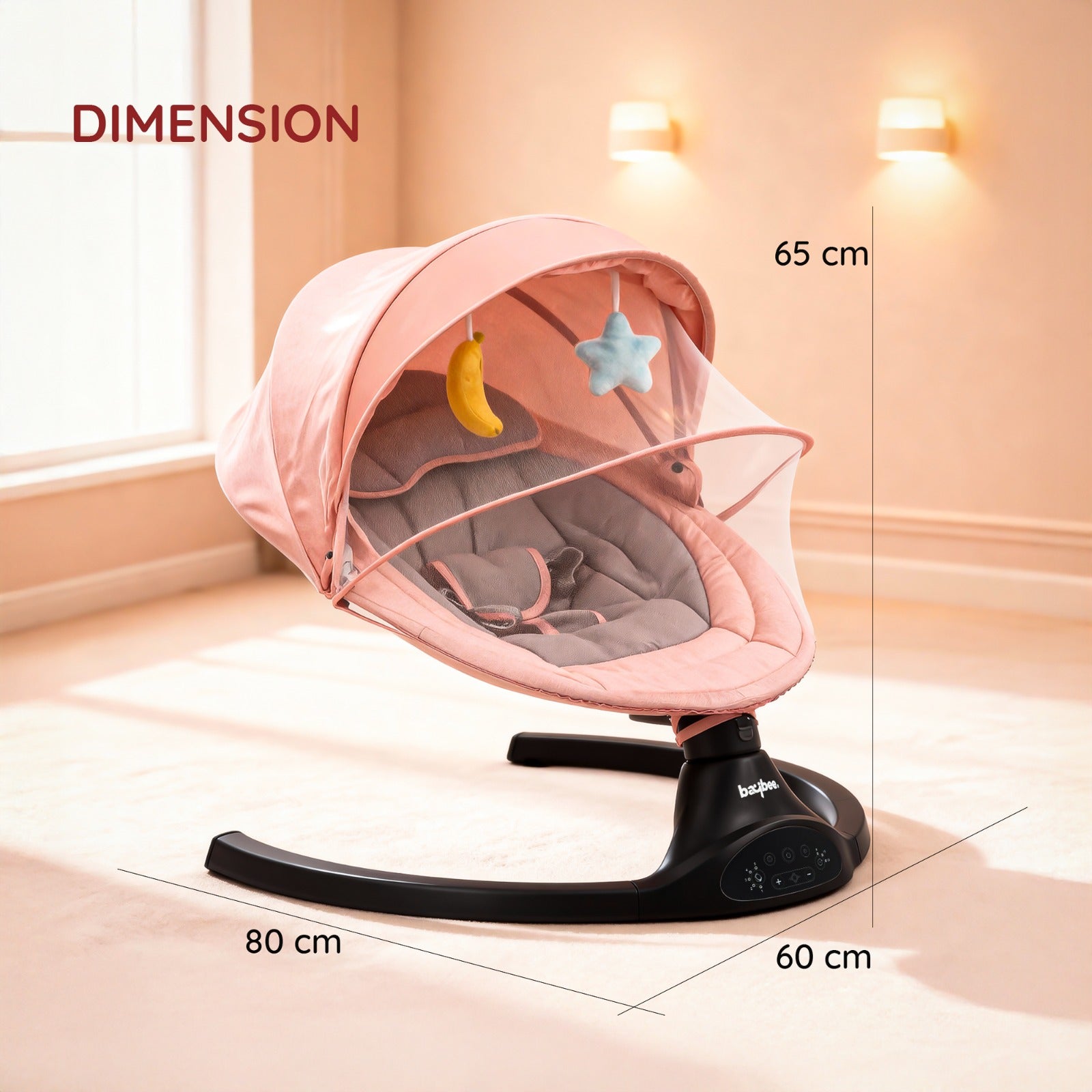 Baybee Automatic Electric Baby Swing Cradle - Image 16