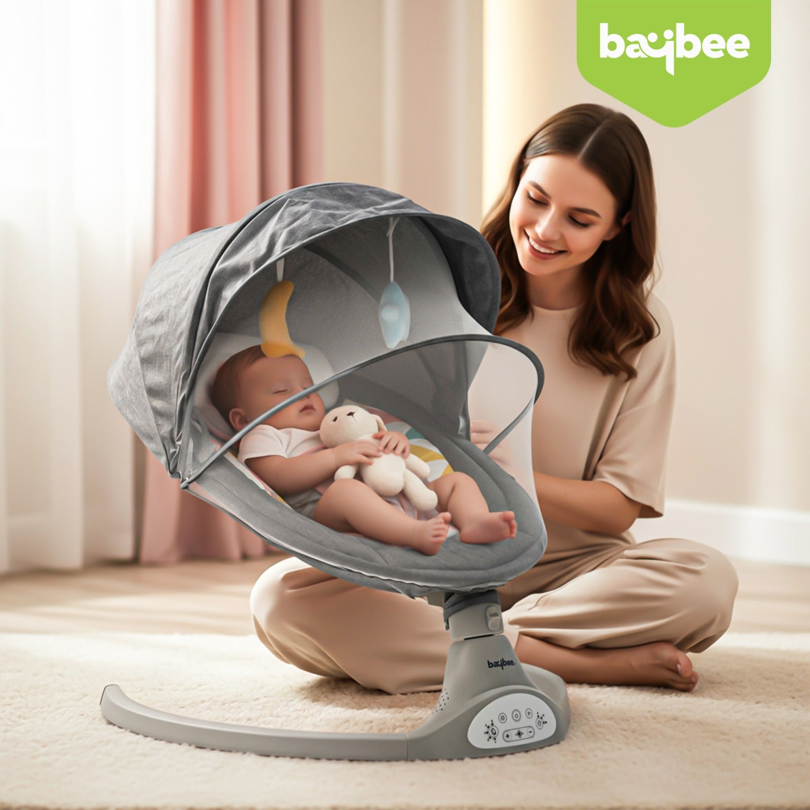 Baybee Automatic Electric Baby Swing Cradle - Image 19