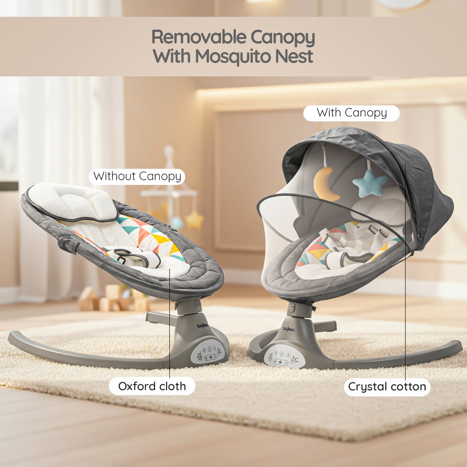 Baybee Automatic Electric Baby Swing Cradle - Image 20
