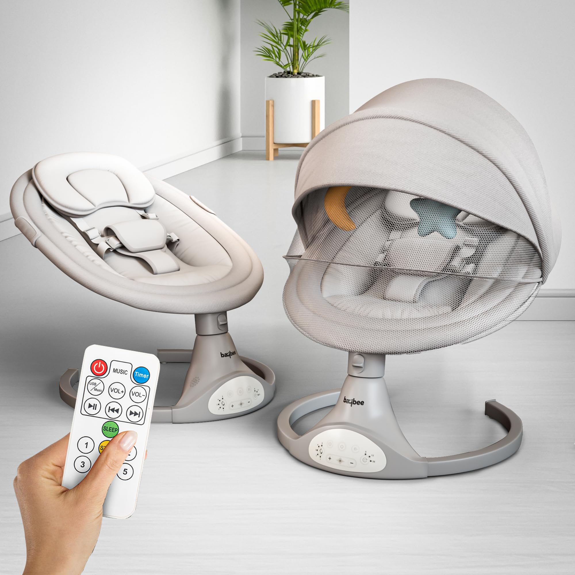 Baybee Automatic Electric Baby Swing Cradle - Image 26
