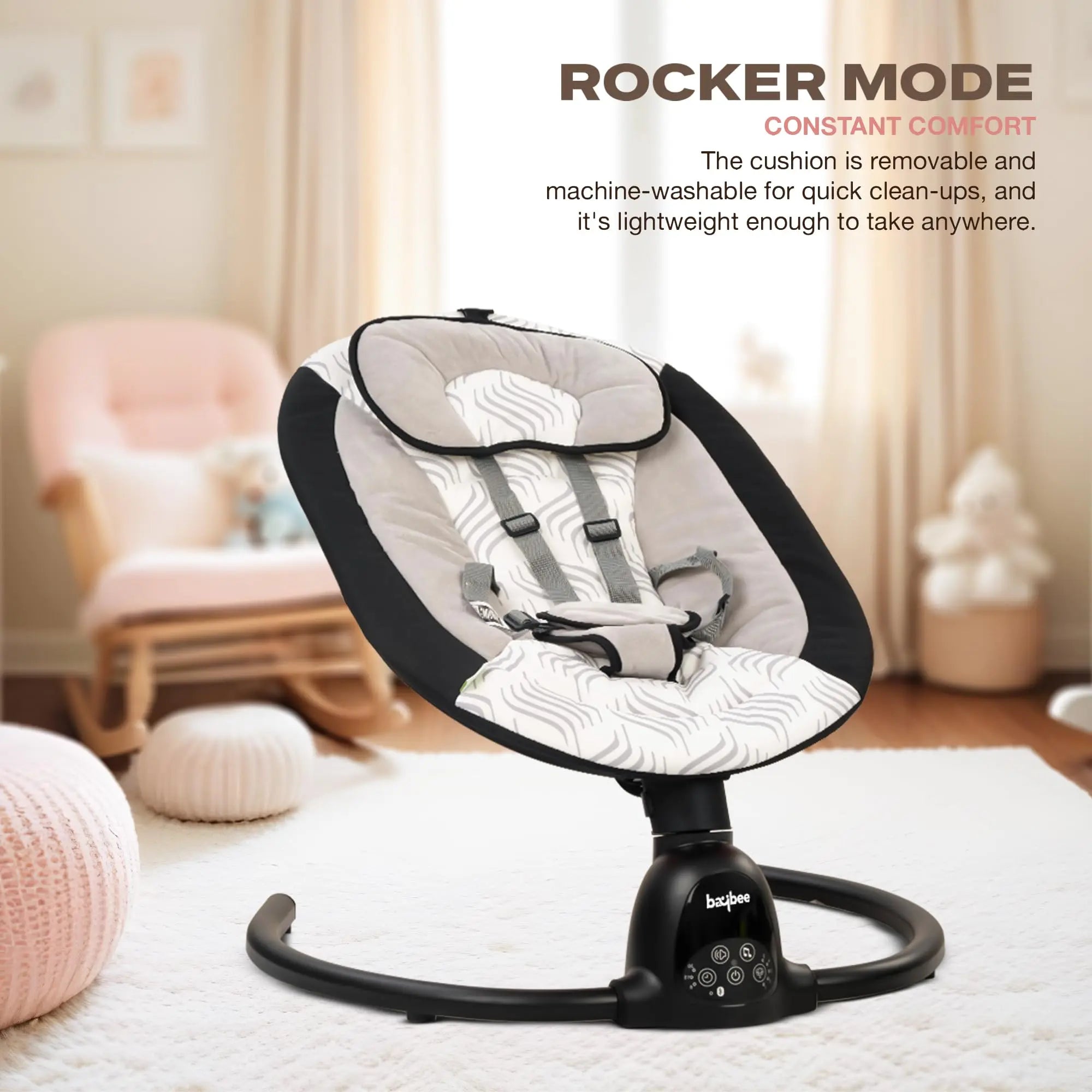 Baybee Electric Automatic Swing Cradle for New Born Baby - Image 5
