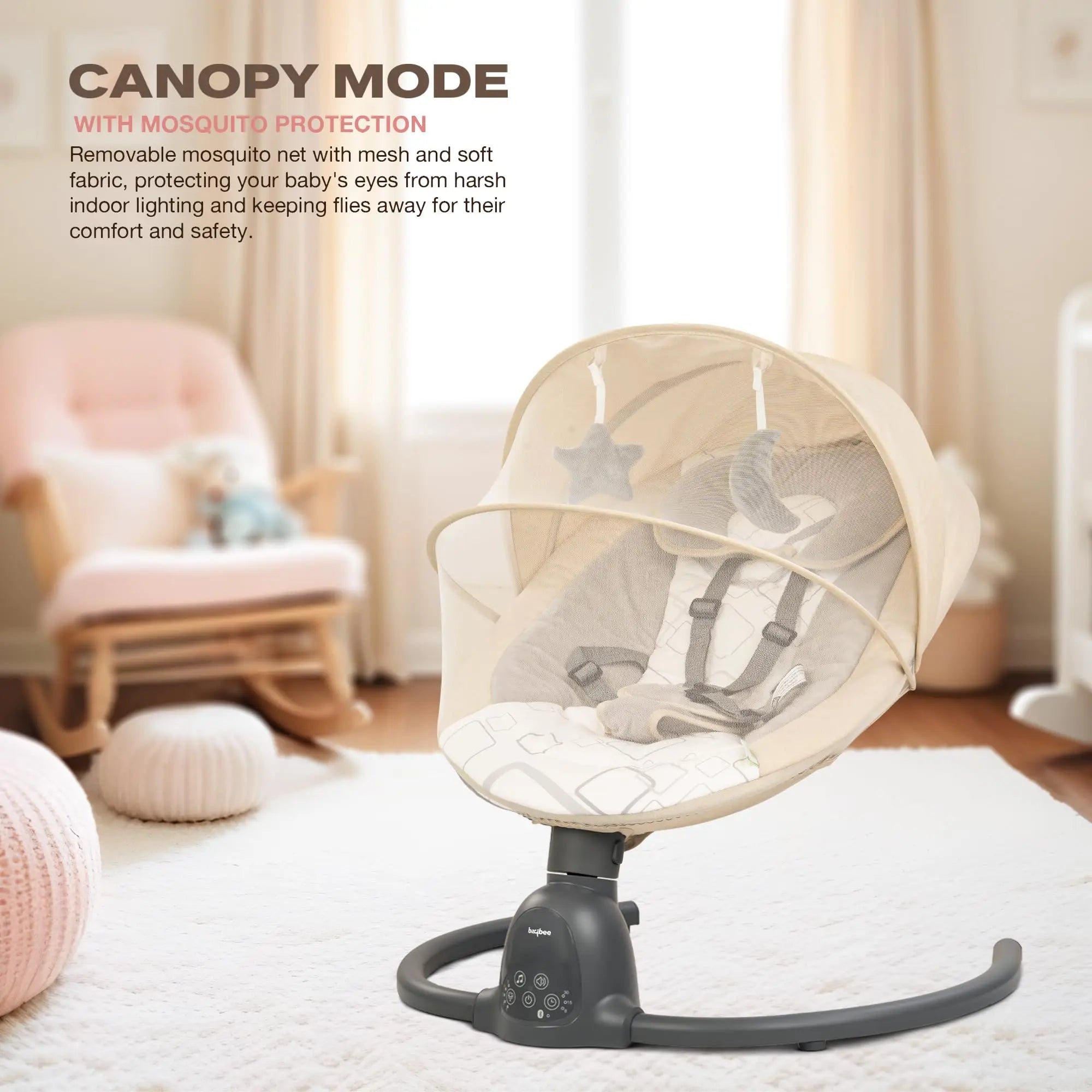 Baybee Electric Automatic Swing Cradle for New Born Baby - Image 14
