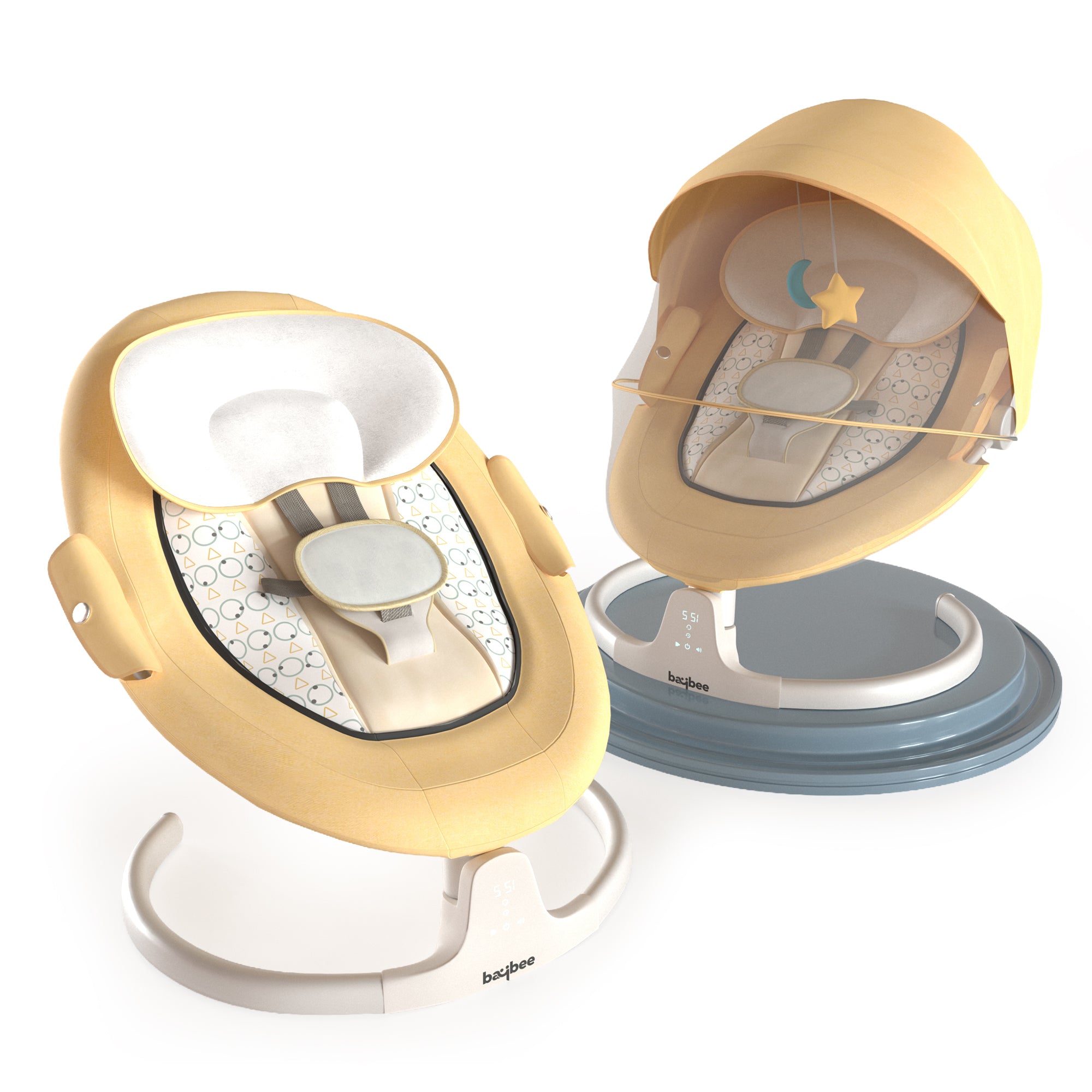 Baybee_Lullabies_Automatic_Electric_Baby_Swing_Cradle_01 Baybee Lullabies Automatic Electric Baby Swing Cradle - Image 1