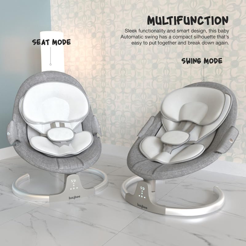 Baybee Lullabies Automatic Electric Baby Swing Cradle - Image 12