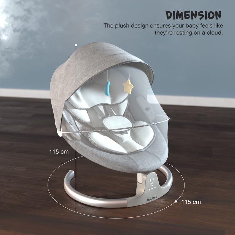 Baybee Lullabies Automatic Electric Baby Swing Cradle - Image 19