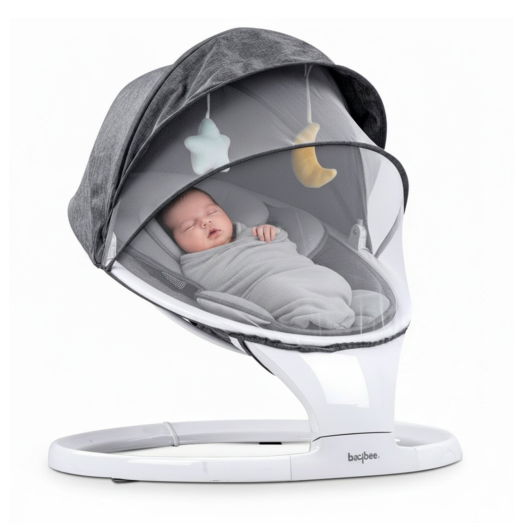 Baybee_NapNest_Automatic_Electric_Baby_Swing_Cradle_01 Baybee NapNest Automatic Electric Baby Swing Cradle - Image 1