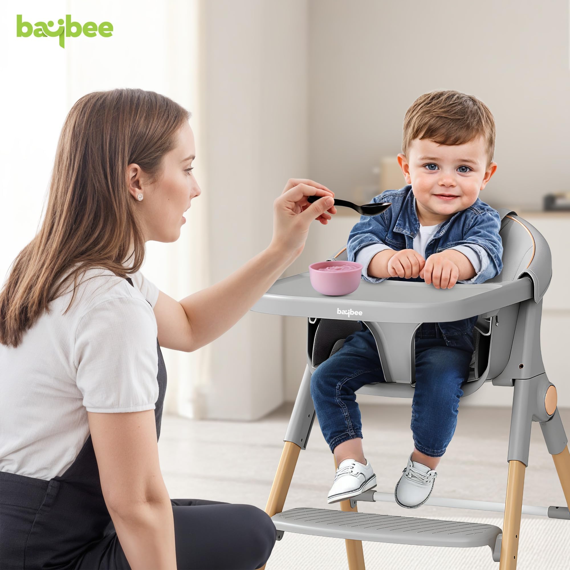 Baybee 3-in-1 Convertible High Chair for Kids - Image 4