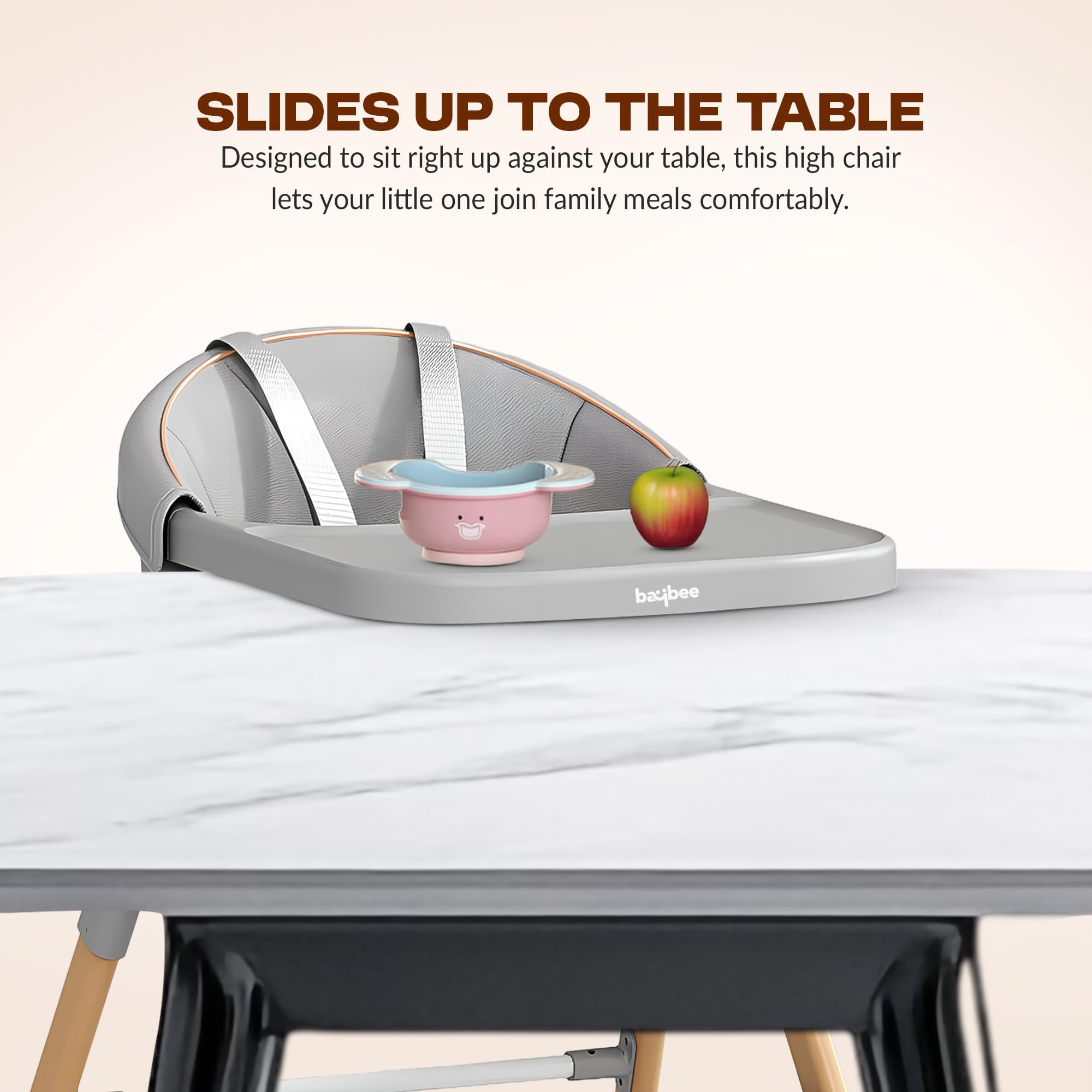 Baybee 3-in-1 Convertible High Chair for Kids - Image 6