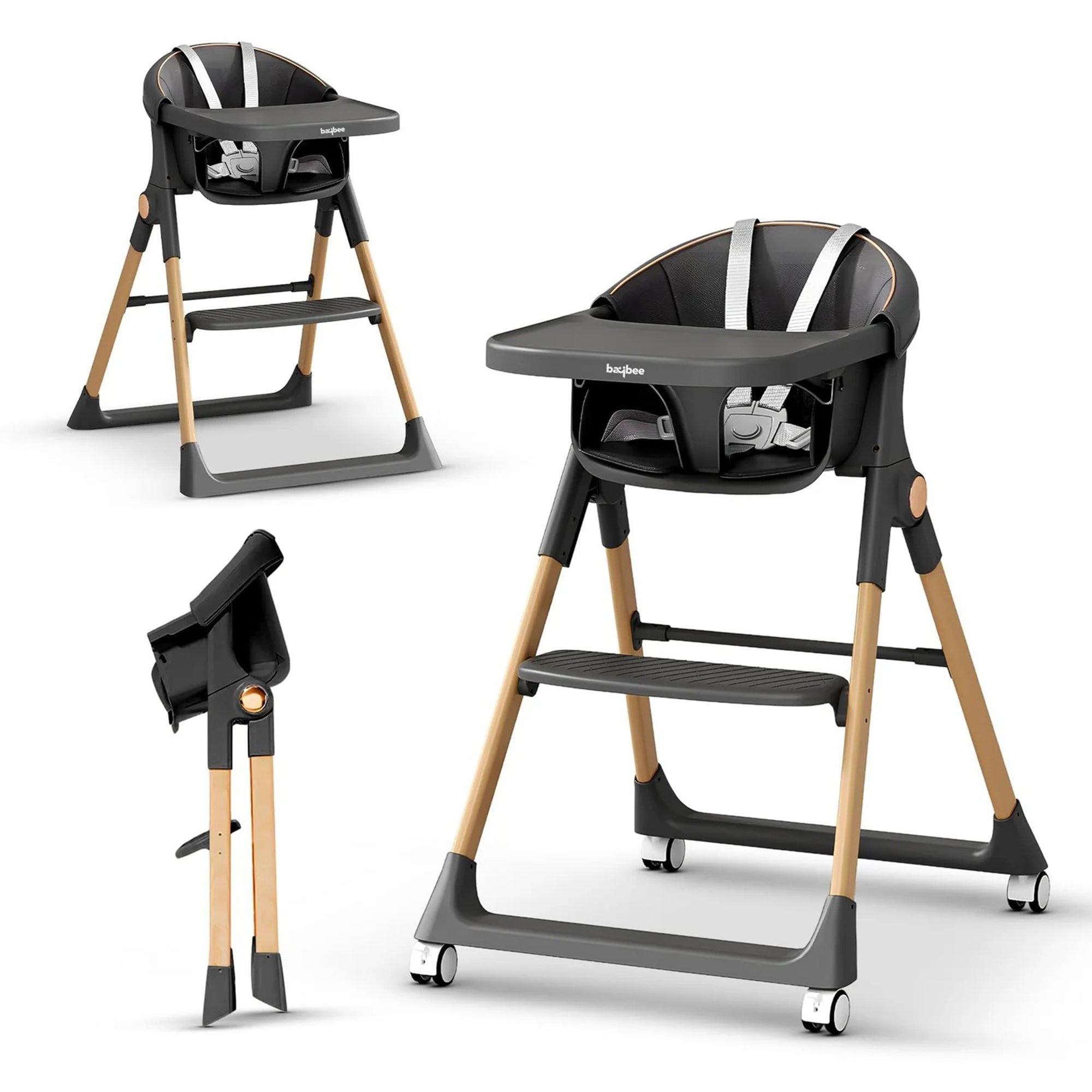 Baybee 3-in-1 Convertible High Chair for Kids - Image 9