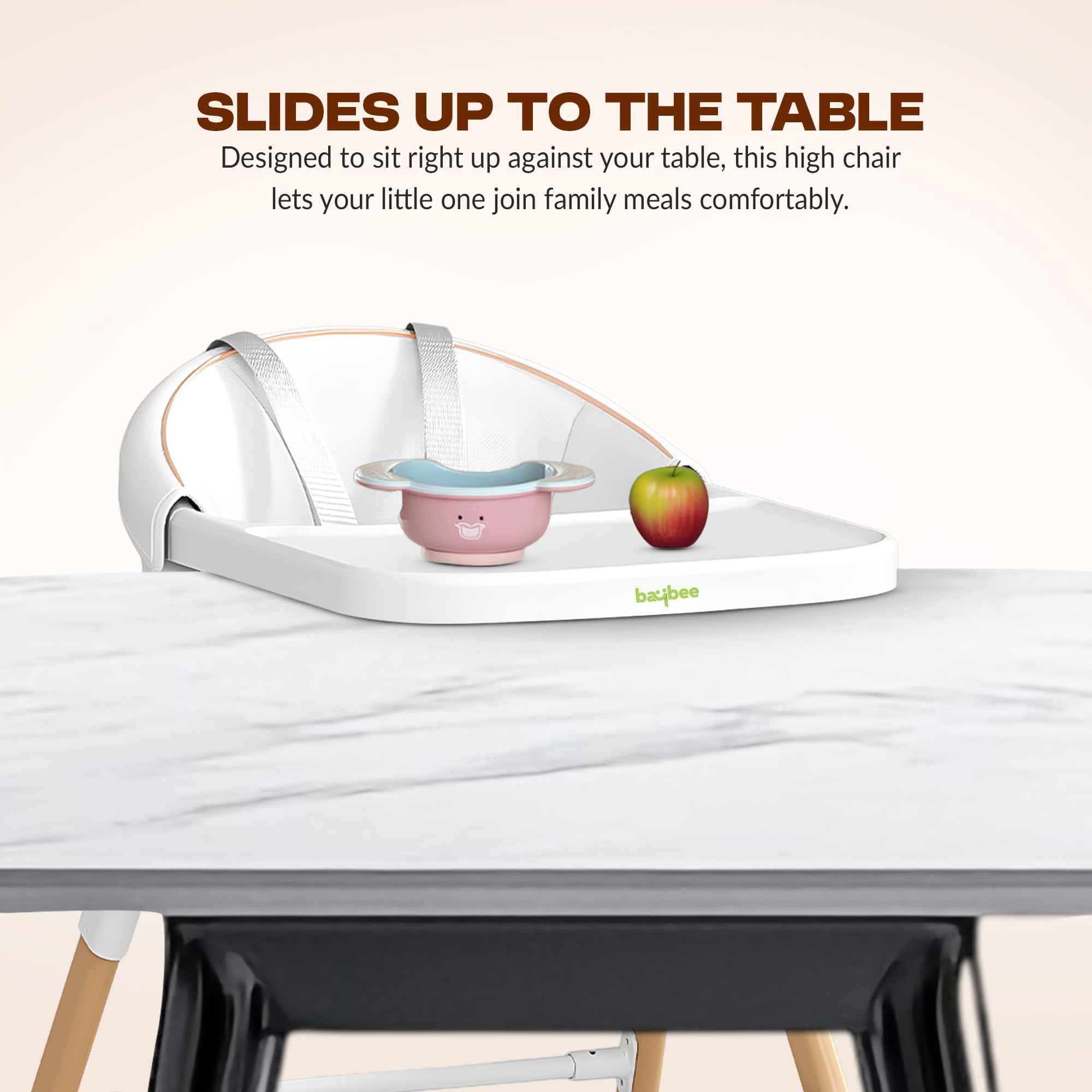 Baybee 3-in-1 Convertible High Chair for Kids - Image 22