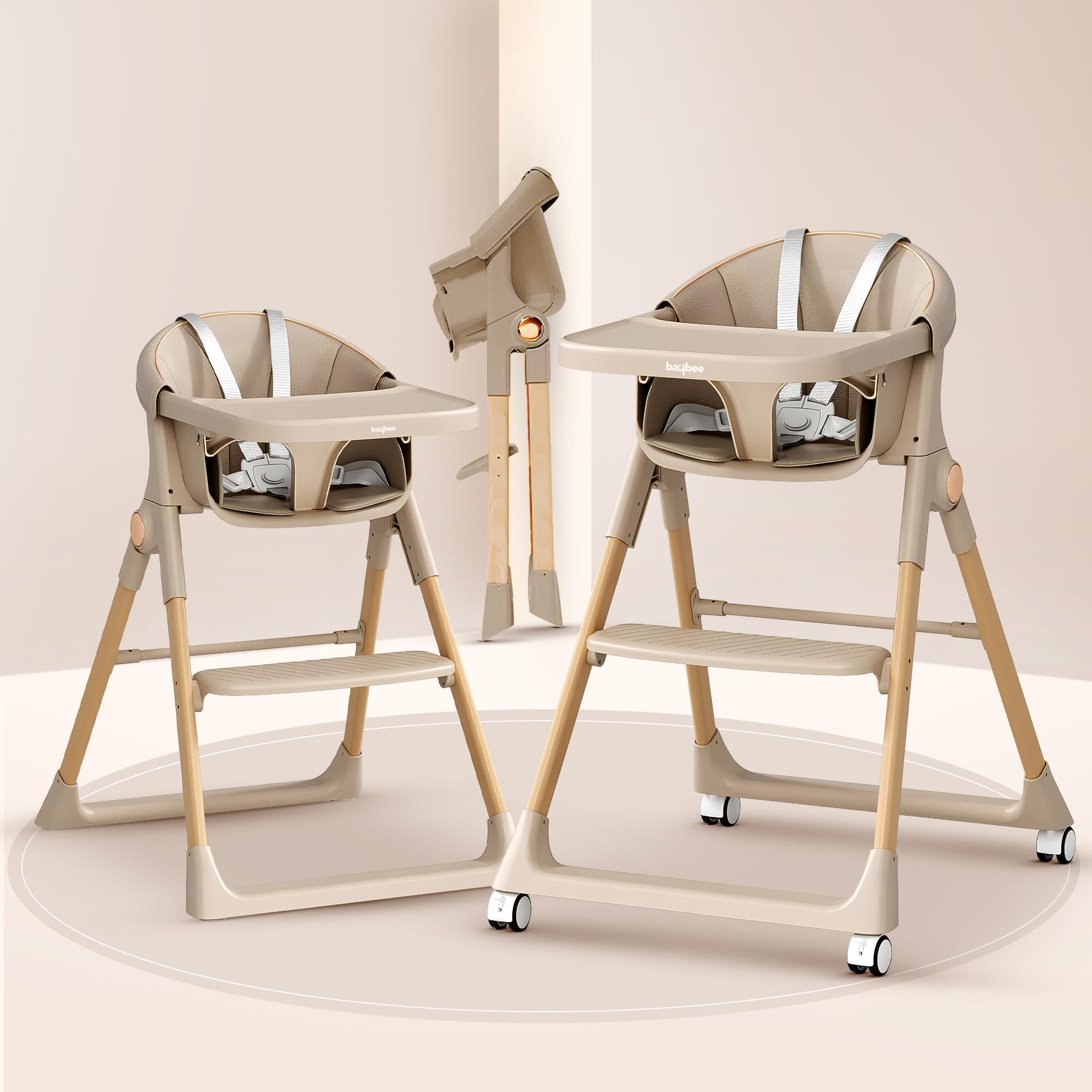Baybee 3-in-1 Convertible High Chair for Kids - Image 25