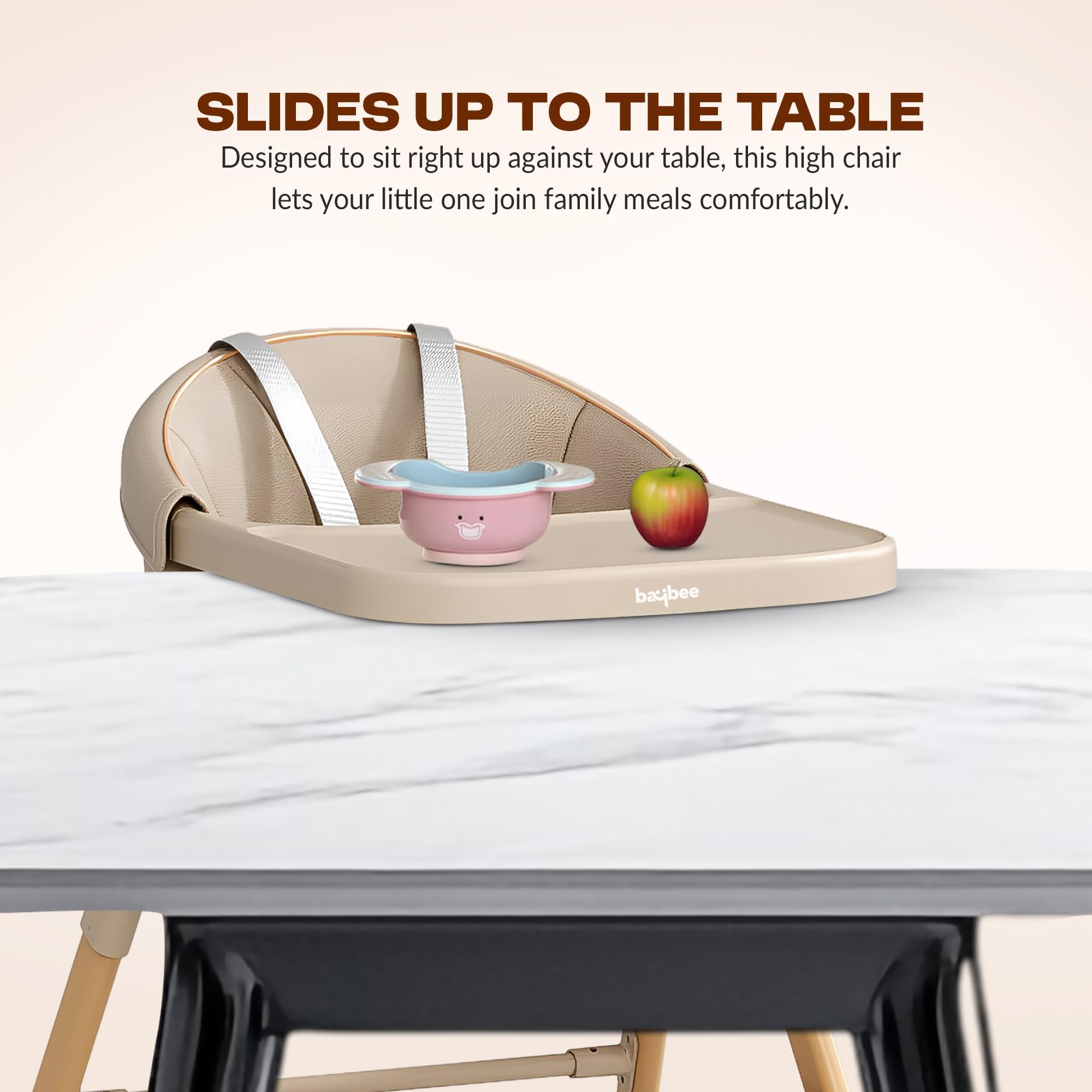 Baybee 3-in-1 Convertible High Chair for Kids - Image 30