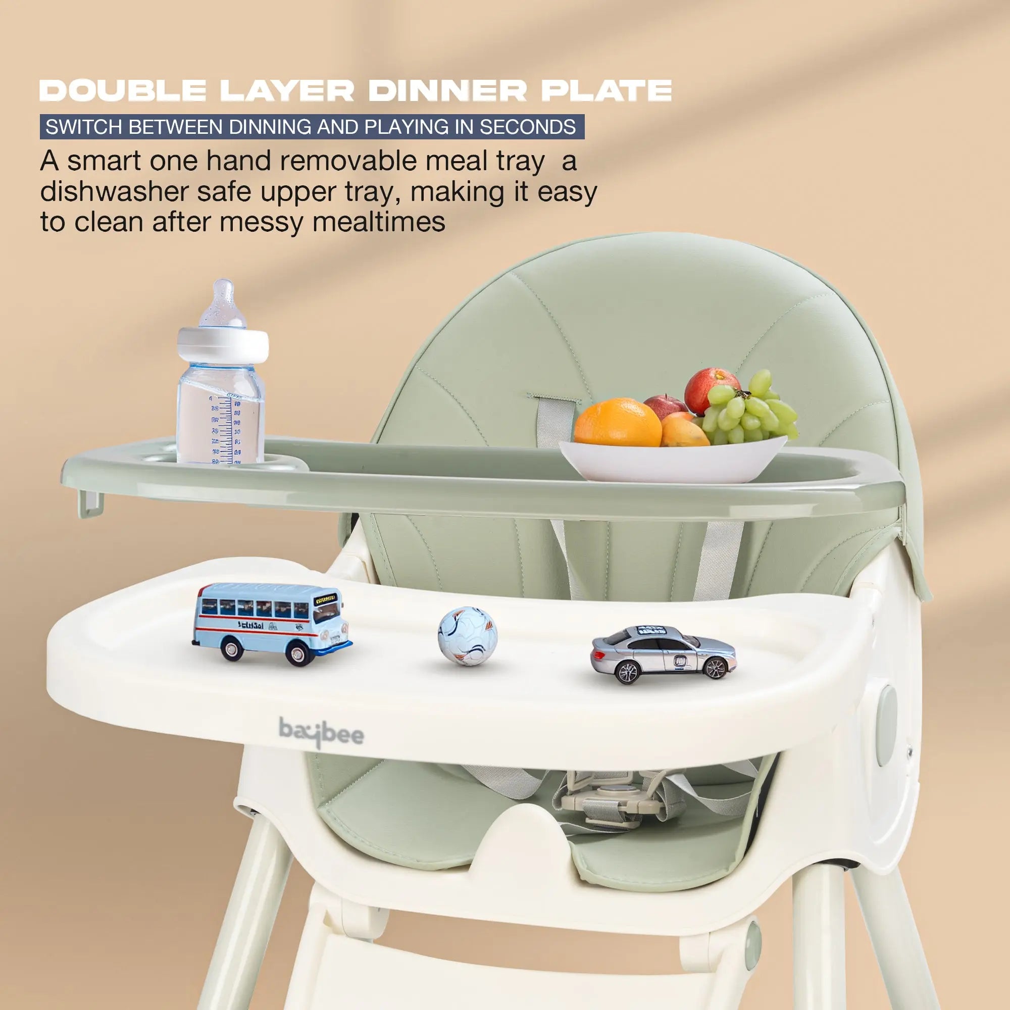 Baybee 4 in 1 Convertible High Chair for Kids - Image 18