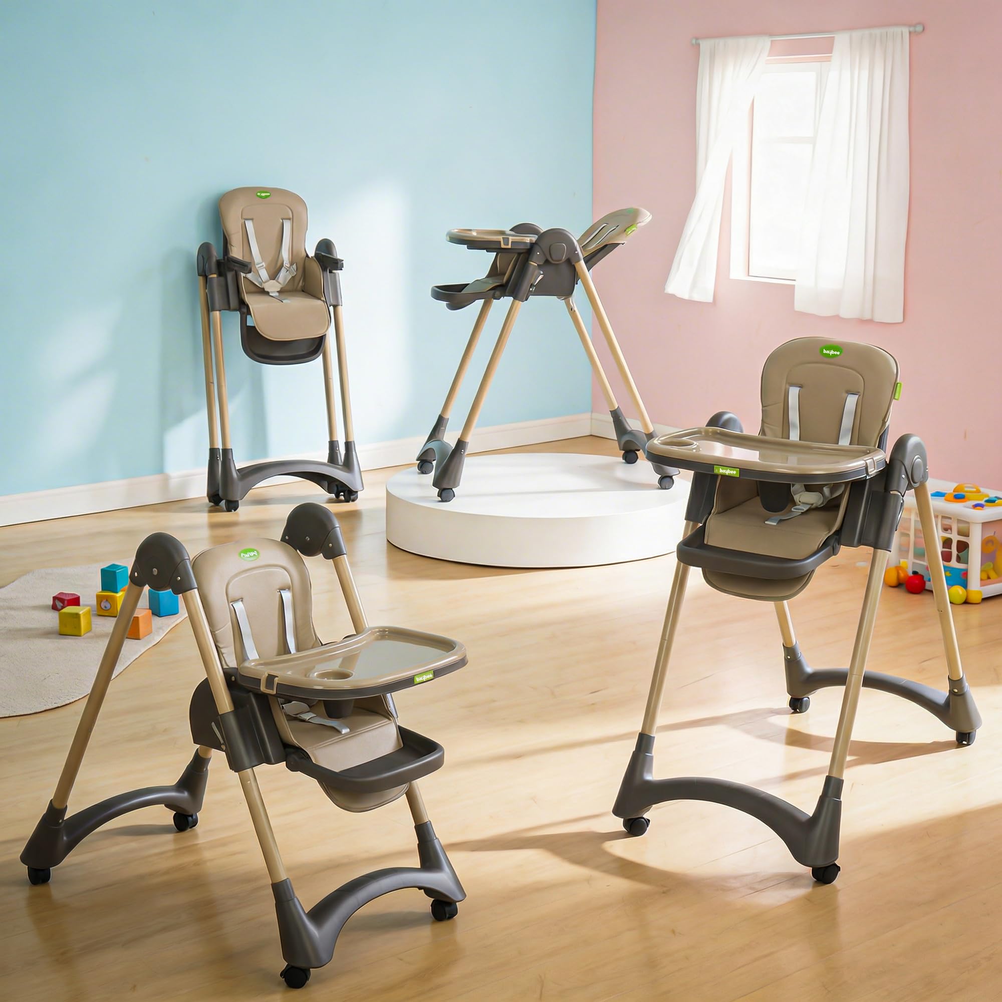 Baybee High Chair for Baby Adjustable Feeding Chair - Image 8
