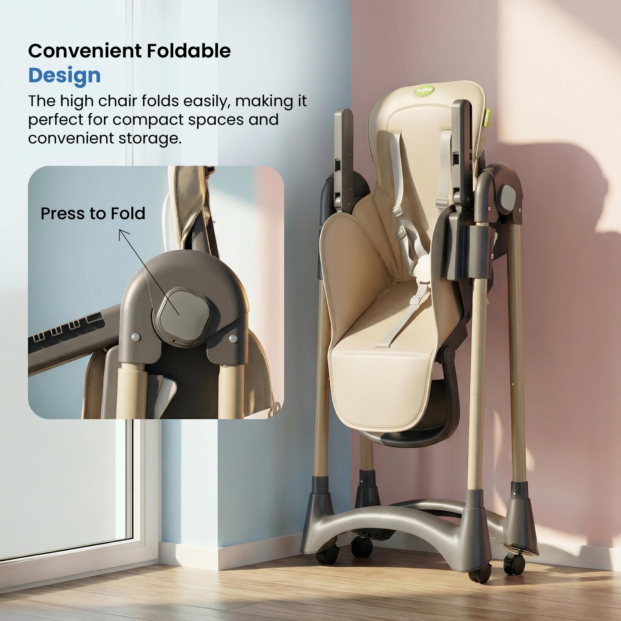 Baybee High Chair for Baby Adjustable Feeding Chair - Image 13