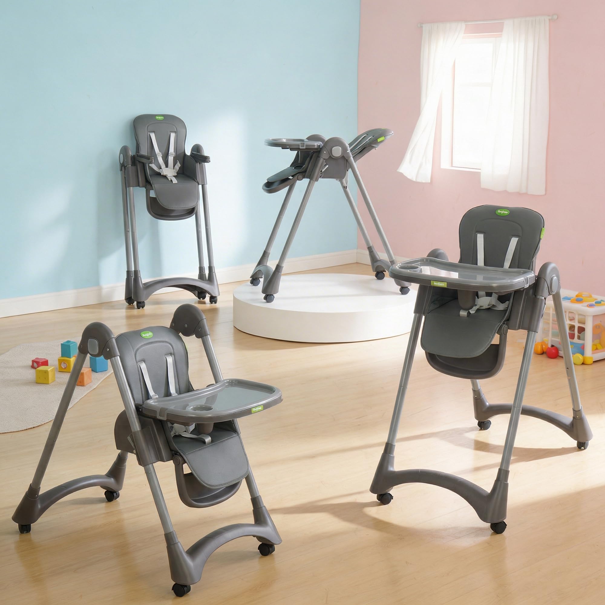 Baybee High Chair for Baby Adjustable Feeding Chair - Image 16