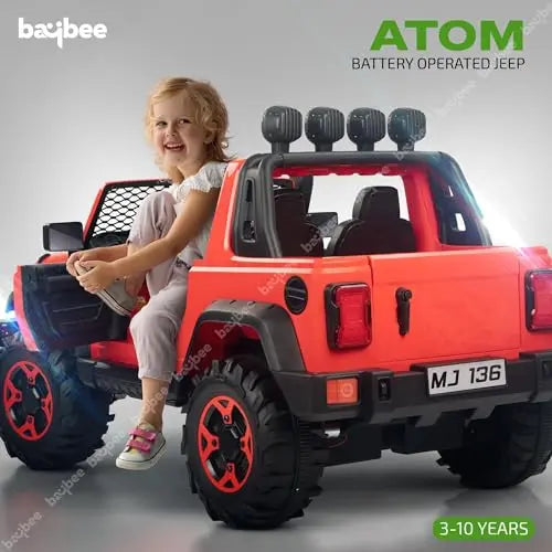 Baybee Atom Rechargeable Battery Operated Jeep for Kids - Image 6