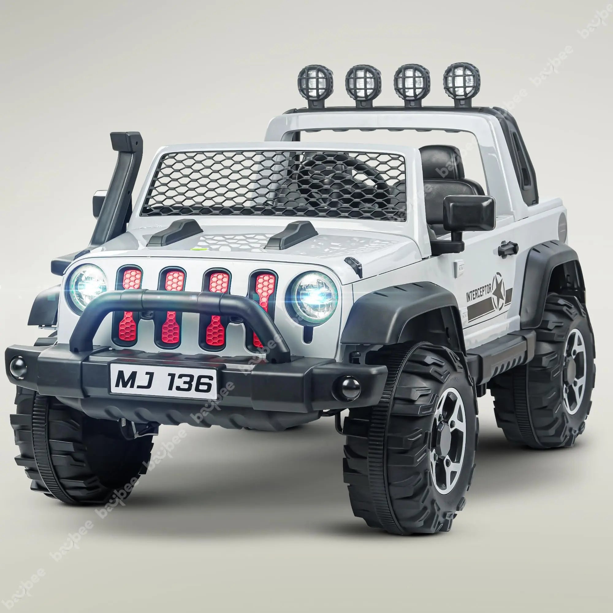 Baybee Atom Rechargeable Battery Operated Jeep for Kids - Image 8