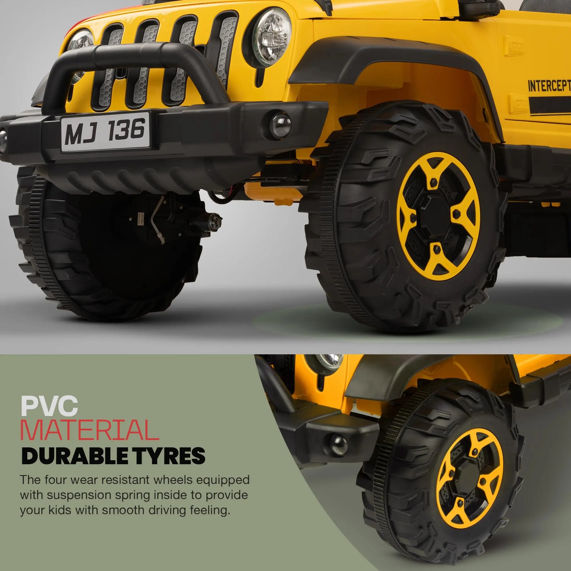 Baybee Atom Rechargeable Battery Operated Jeep for Kids - Image 20