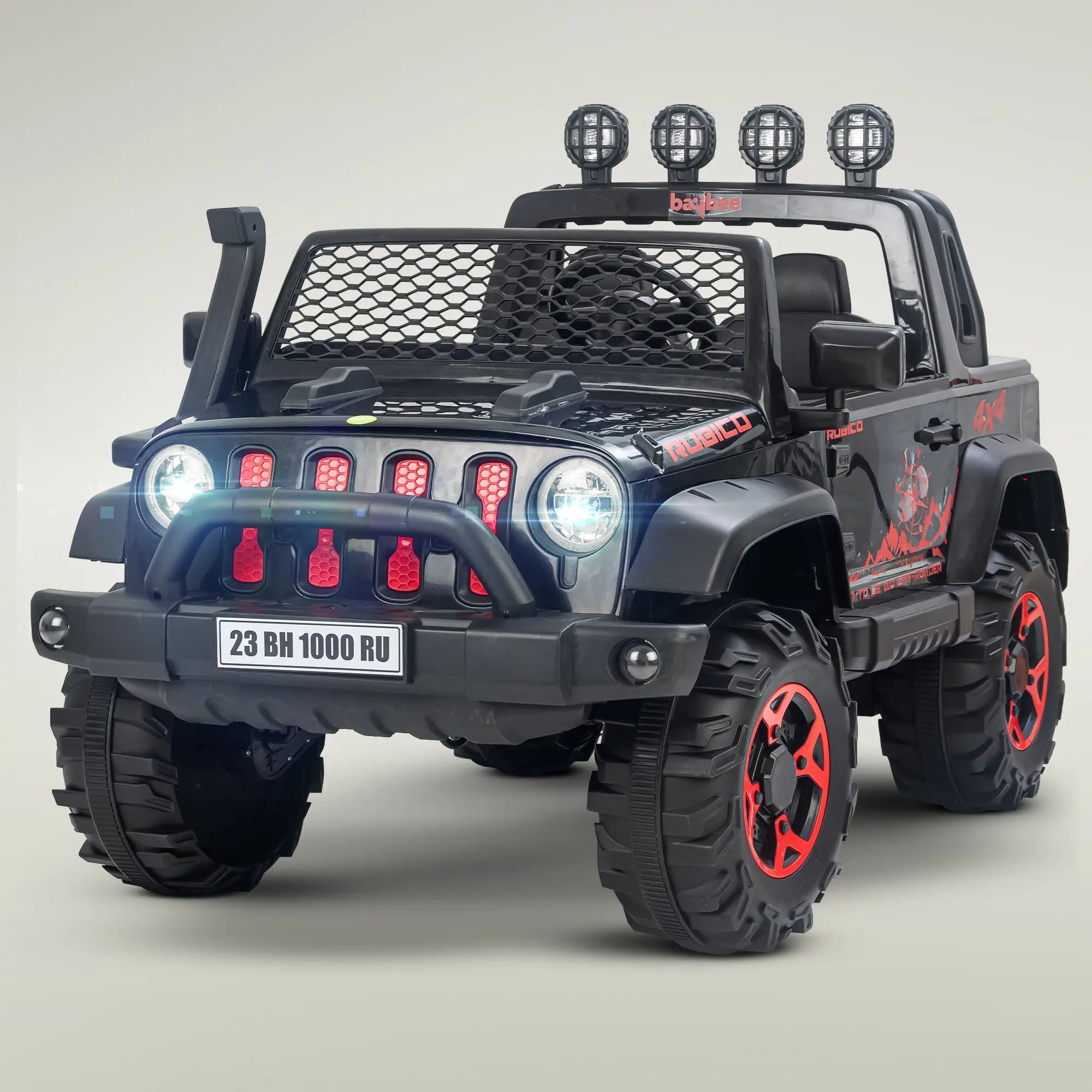 Baybee Atom Rechargeable Battery Operated Jeep for Kids - Image 22