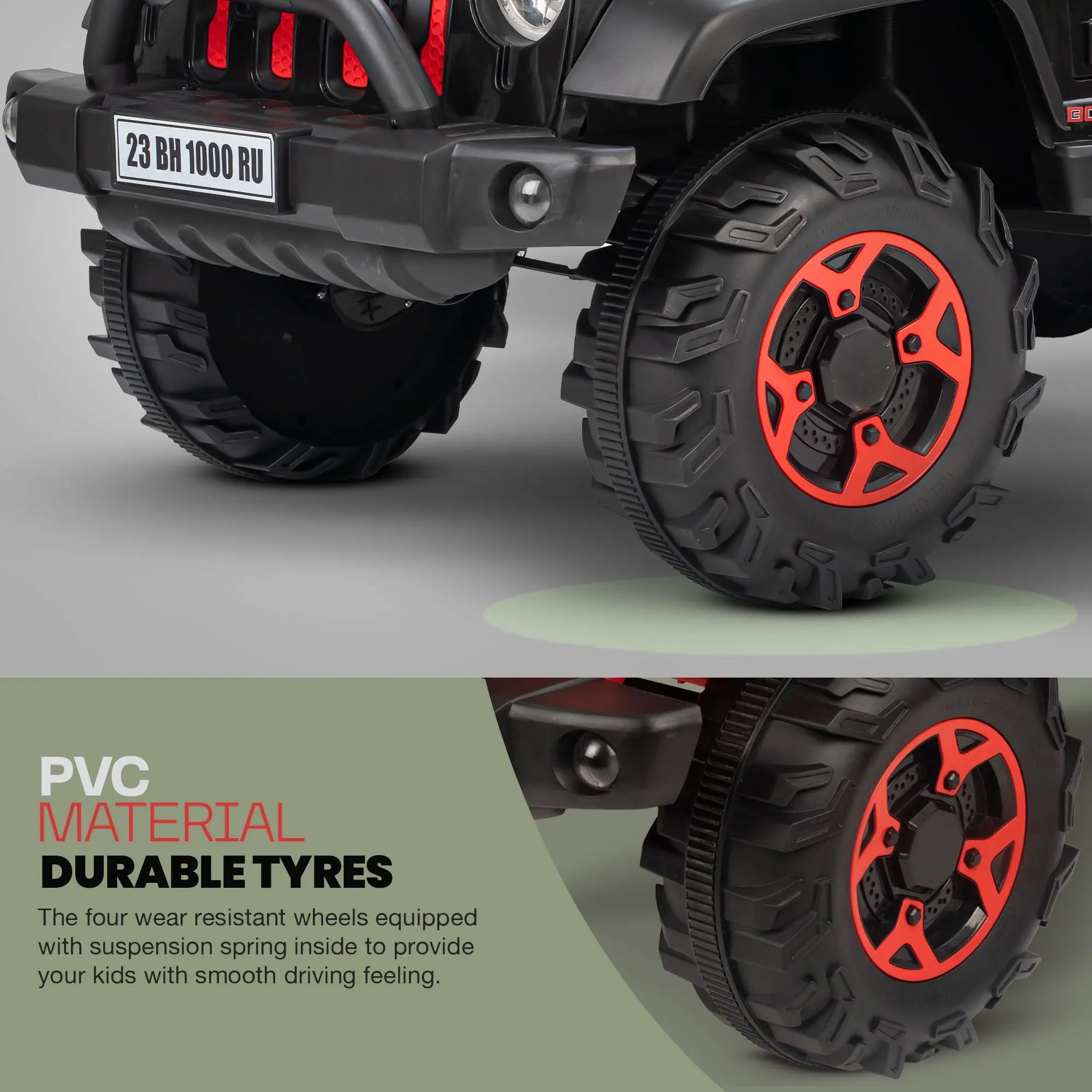 Baybee Atom Rechargeable Battery Operated Jeep for Kids - Image 27