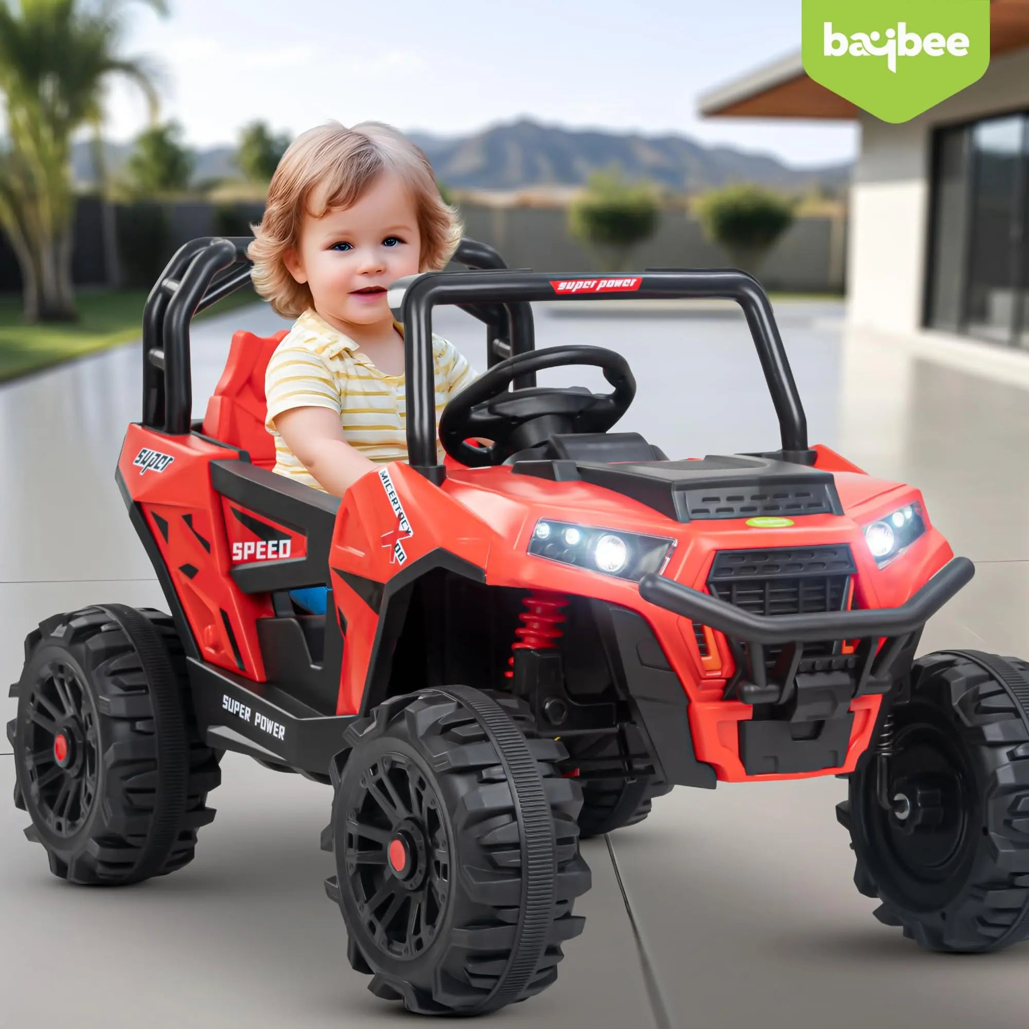 Baybee Derak UTV Battery Operated Jeep for Kids - Image 2