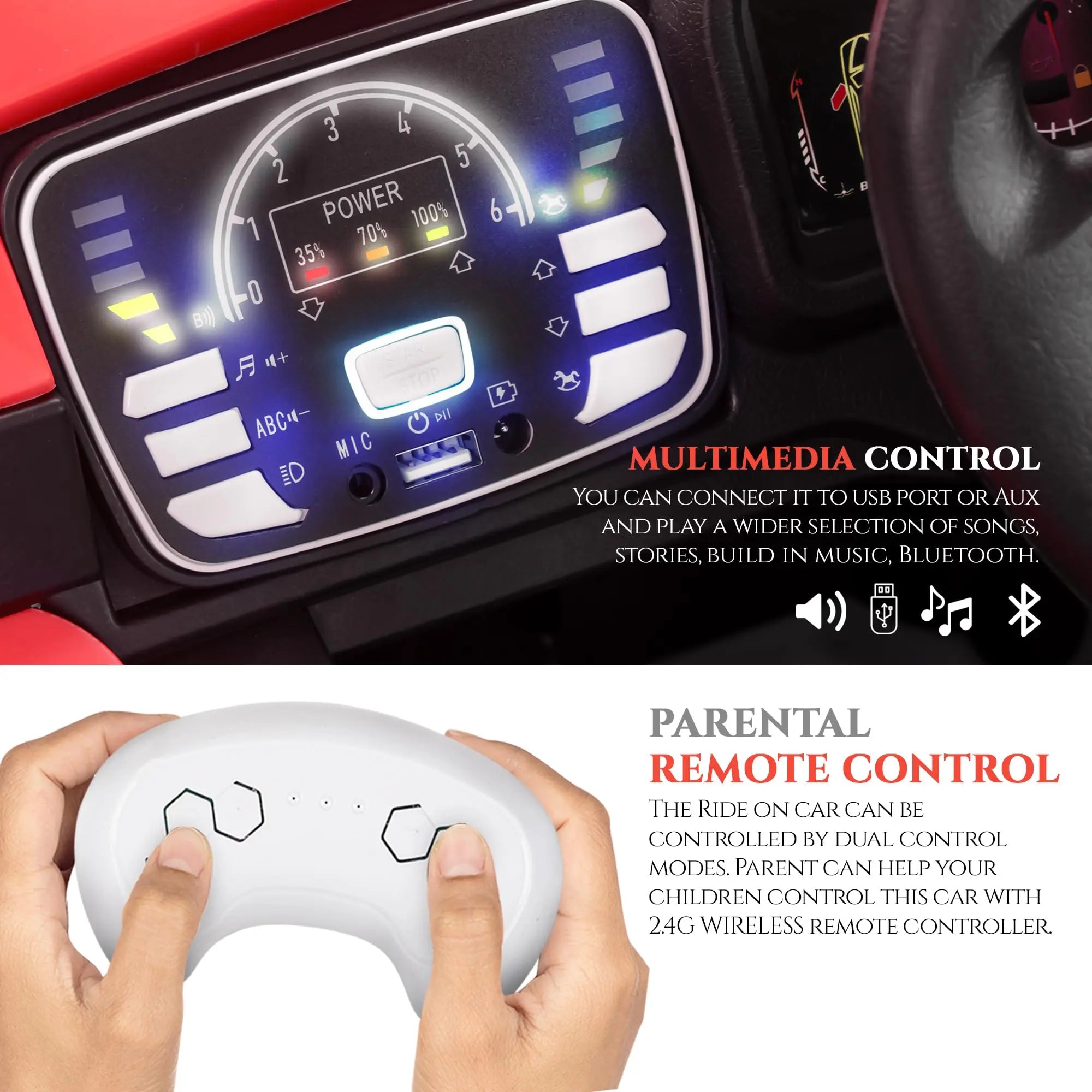 Baybee Derak UTV Battery Operated Jeep for Kids - Image 3
