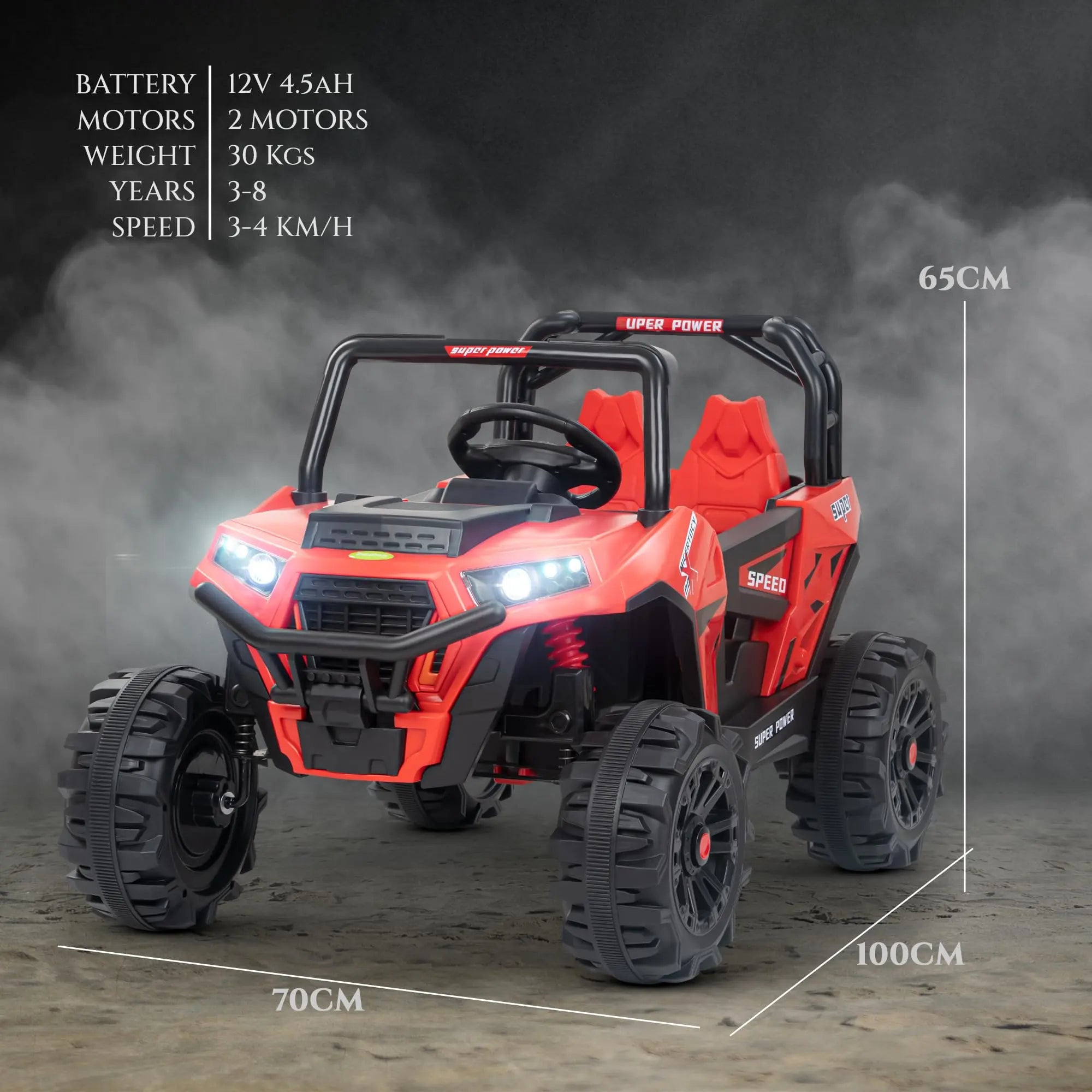 Baybee Derak UTV Battery Operated Jeep for Kids - Image 7