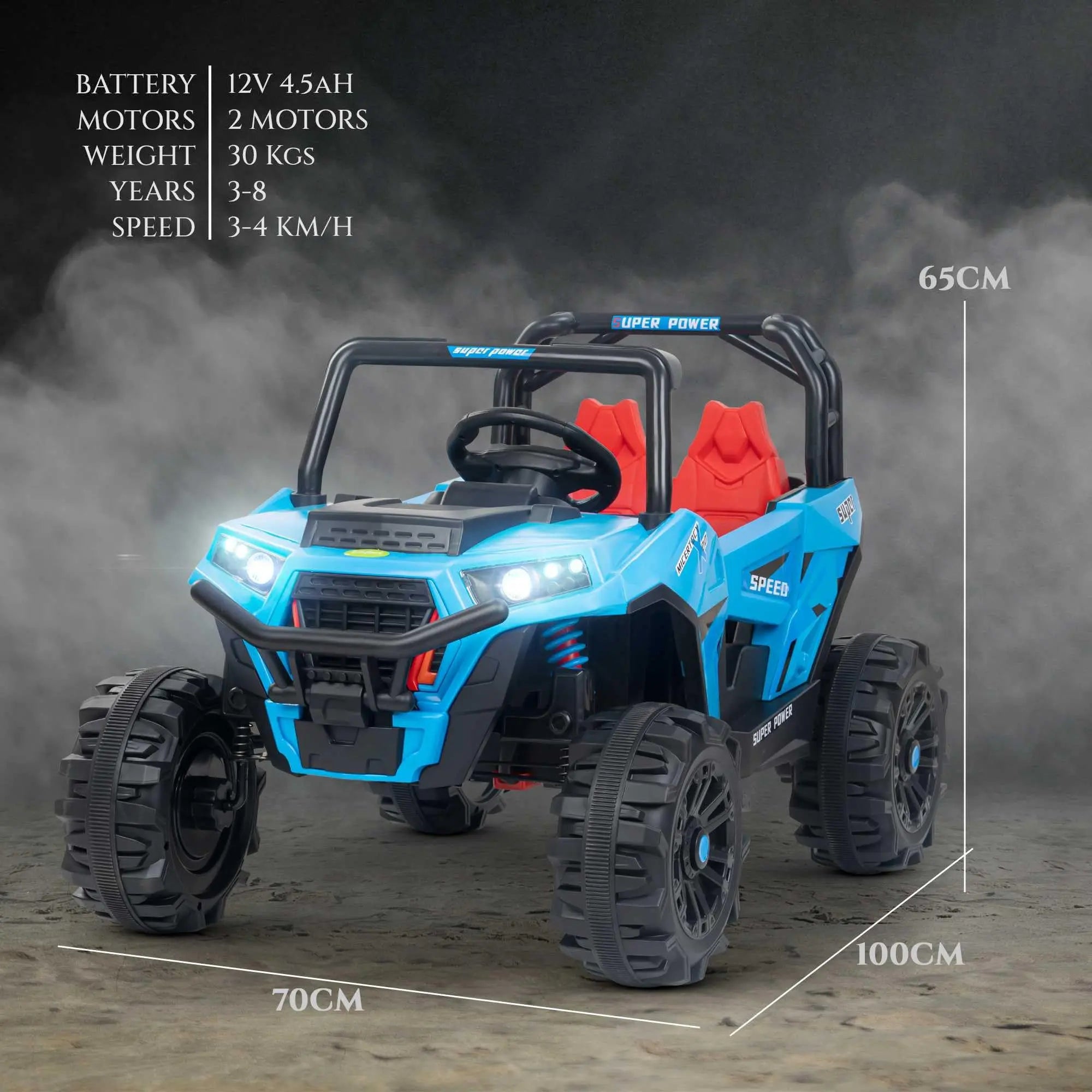 Baybee Derak UTV Battery Operated Jeep for Kids - Image 13