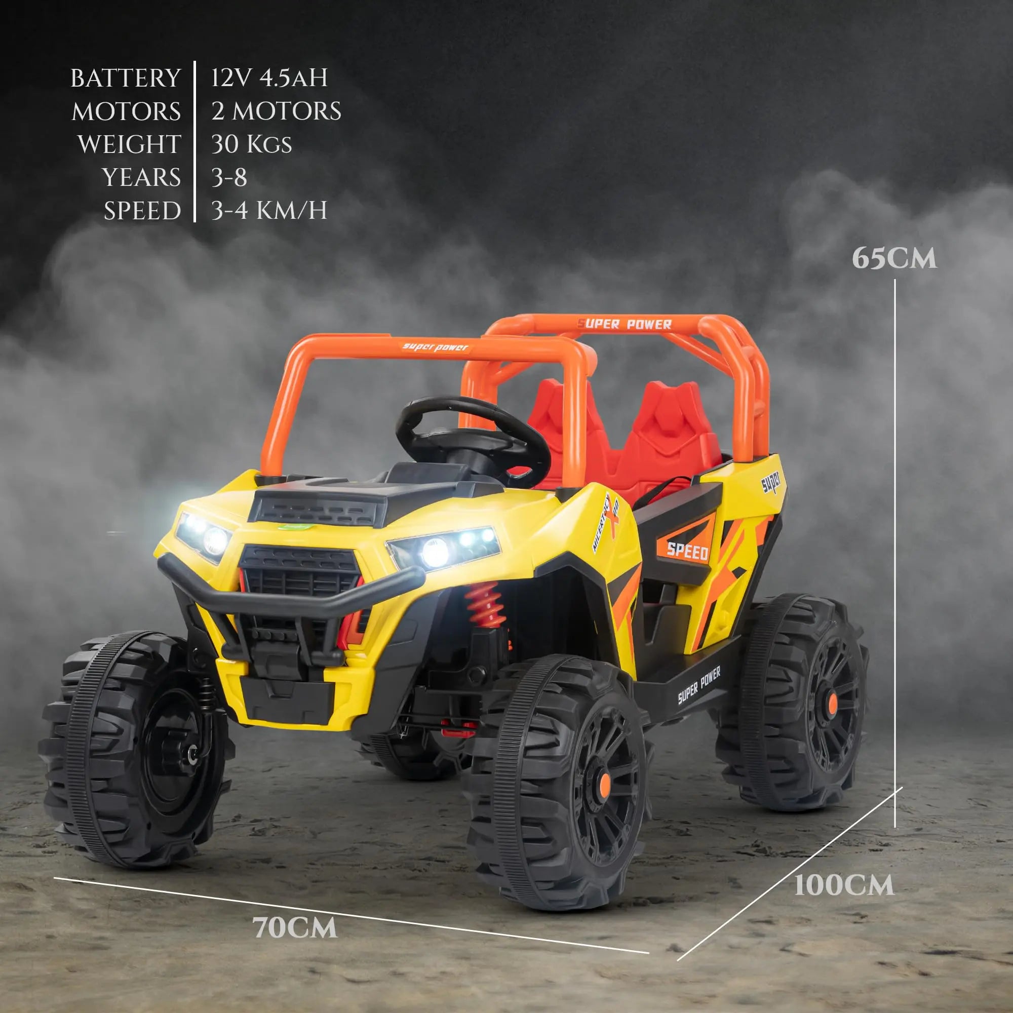 Baybee Derak UTV Battery Operated Jeep for Kids - Image 29