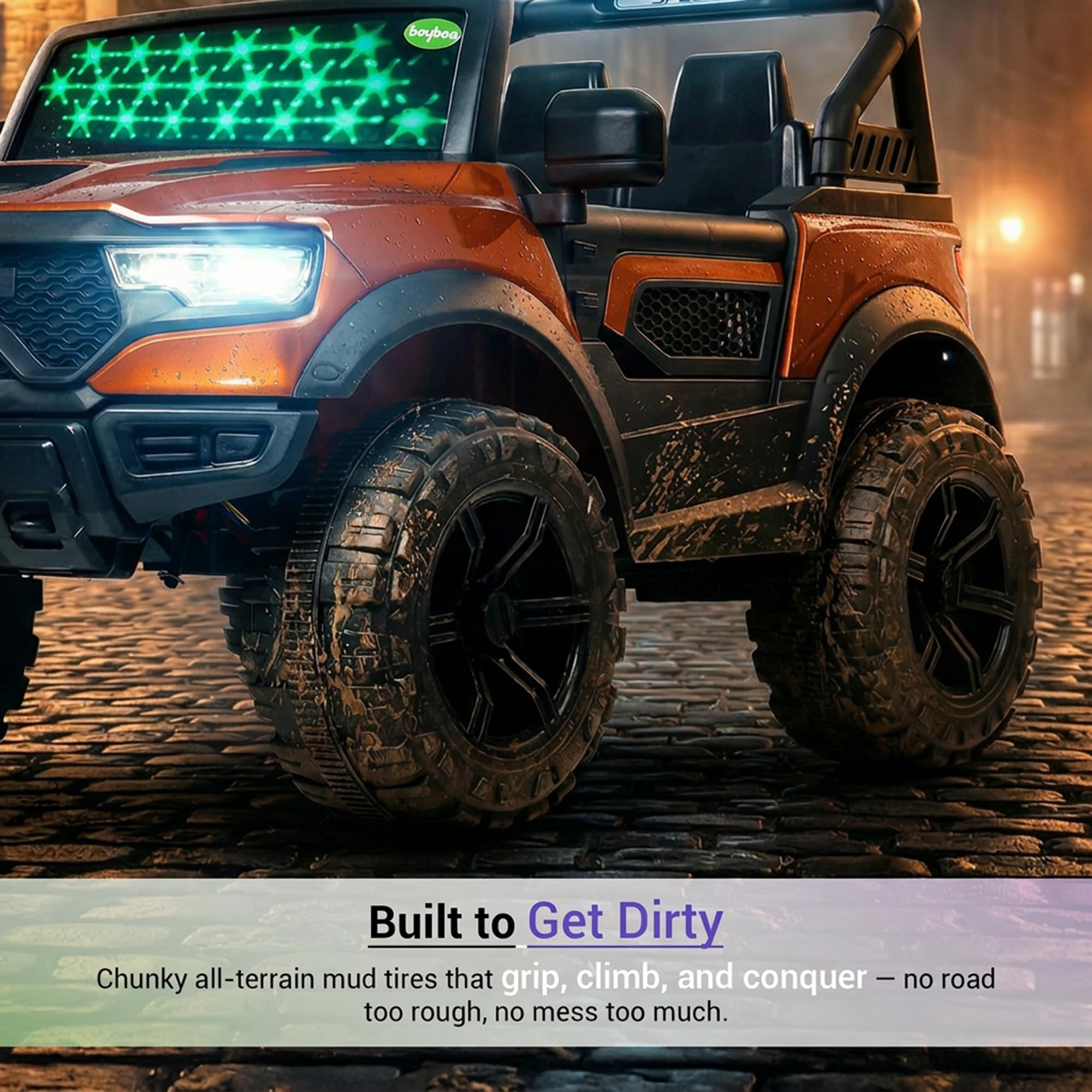 Baybee Run 4X4 Kids Battery Operated Jeep for Kids  (Painted) - Image 6