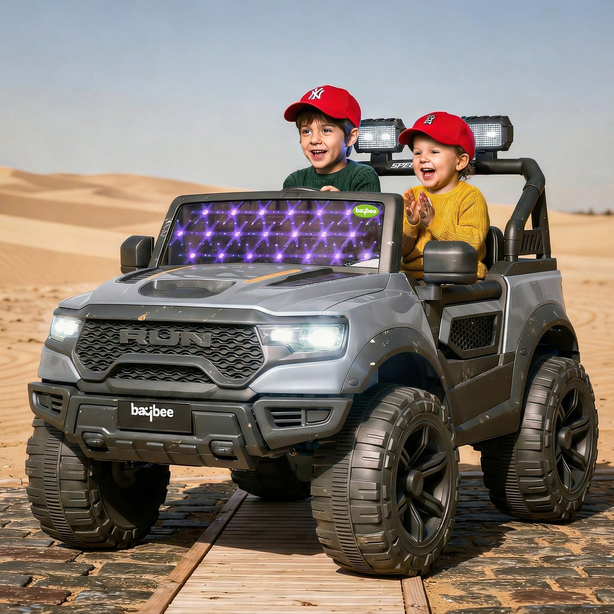 Baybee Run 4X4 Kids Battery Operated Jeep for Kids  (Painted) - Image 35