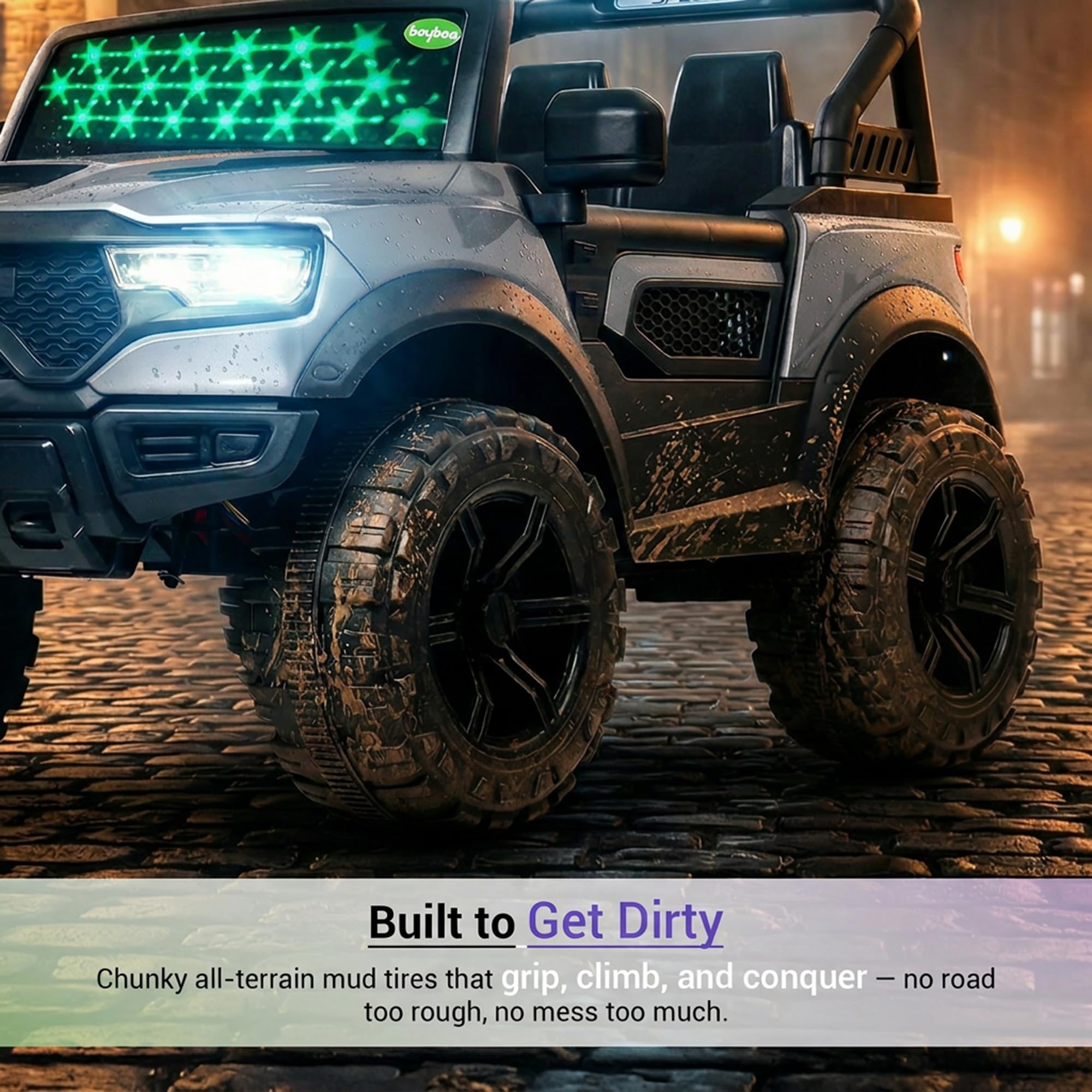 Baybee Run 4X4 Kids Battery Operated Jeep for Kids  (Painted) - Image 41